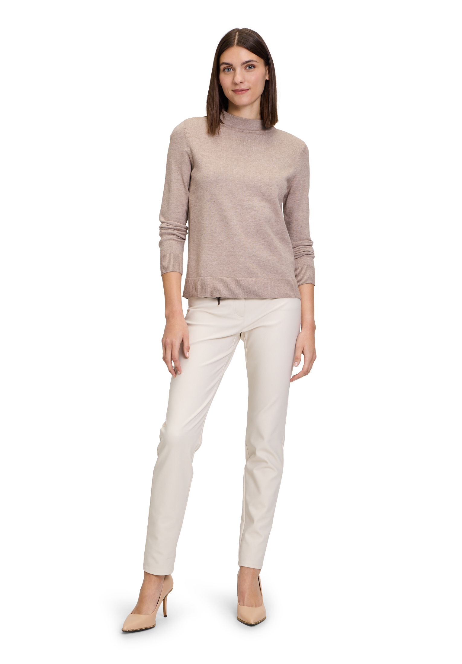Betty Barclay Rundhalspullover »Basic-Strickpullover mit Stehkragen«