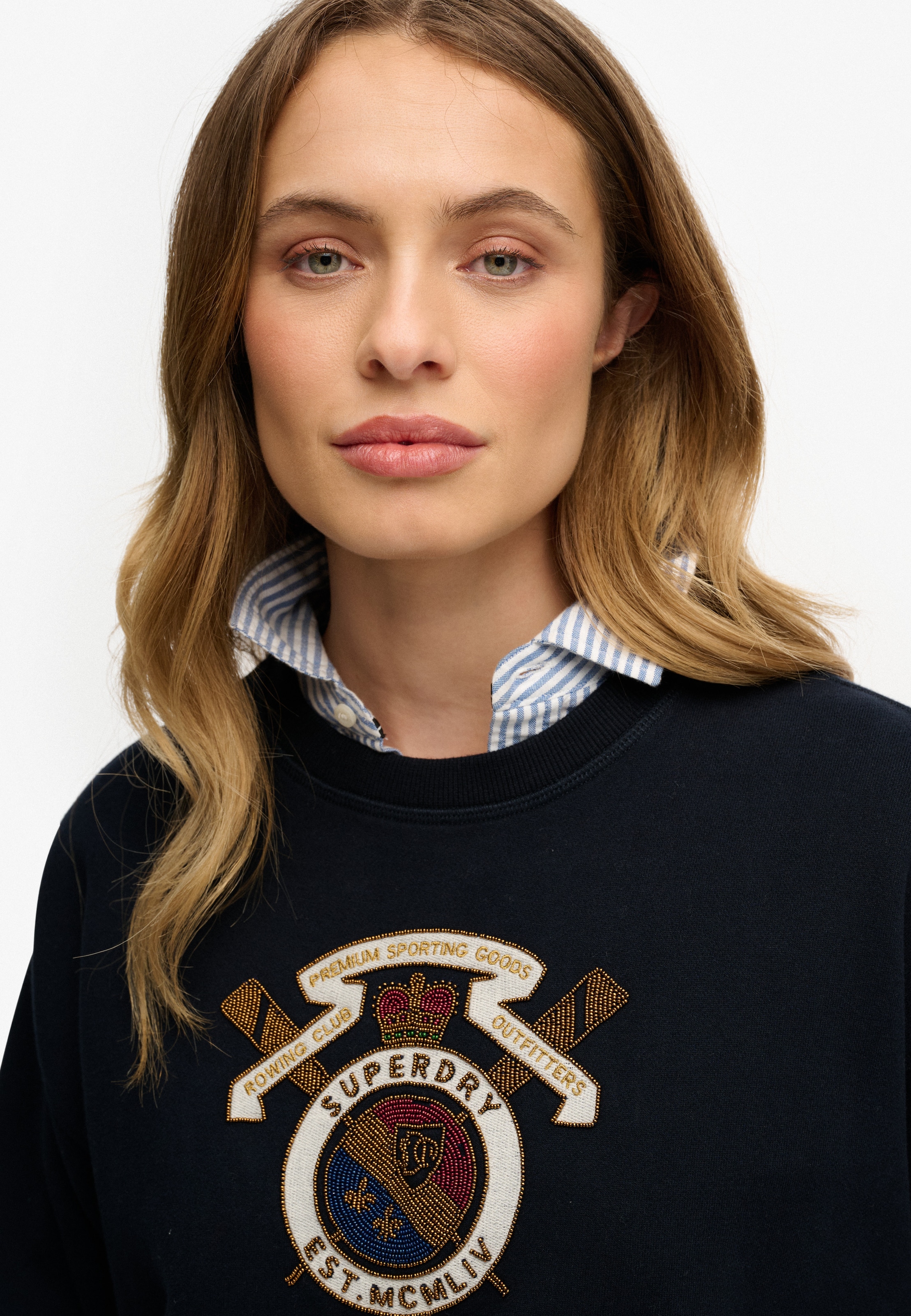 Superdry Sweatshirt »Crest Loose Crew«
