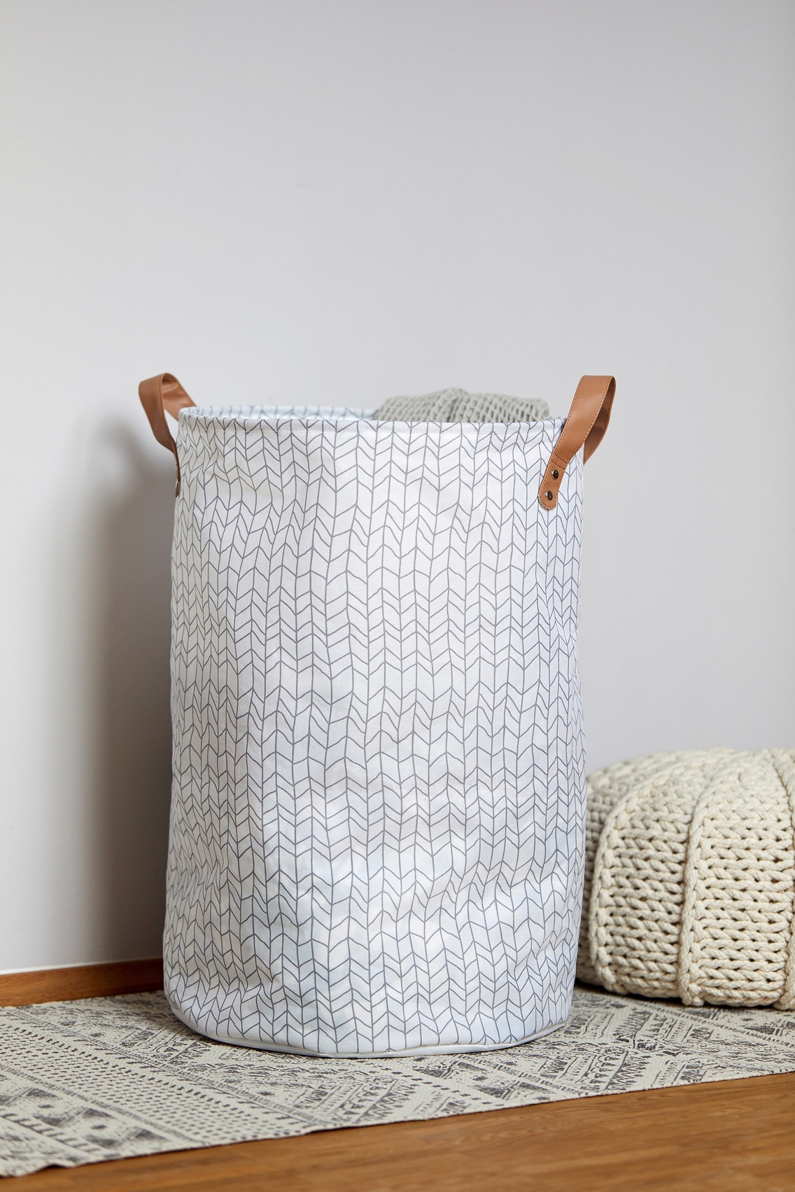 WENKO Wäschetasche »Geo«, ØxH: 40x60 cm, 75 Liter