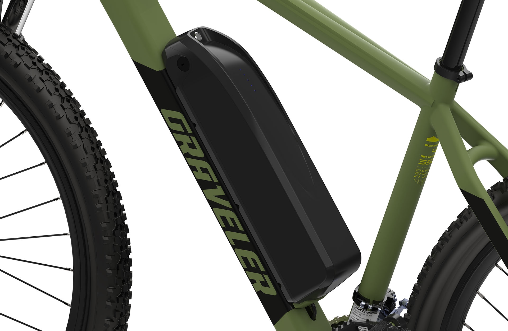 Prophete E-Bike »Graveler 27.5“«, 24 Gang, Shimano, Acera, Heckmotor 250 W