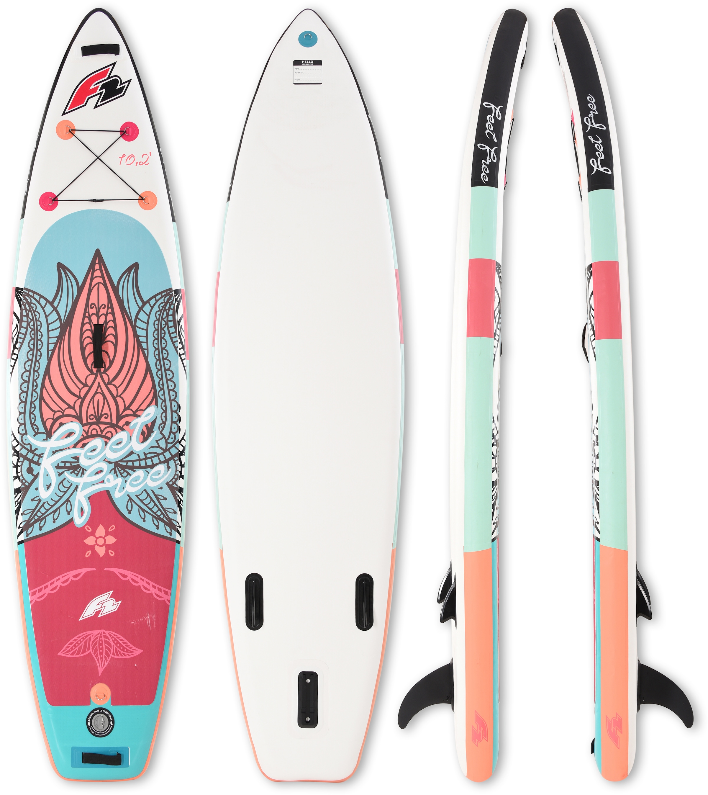 F2 SUP-Board »Feel Free o. Paddel«