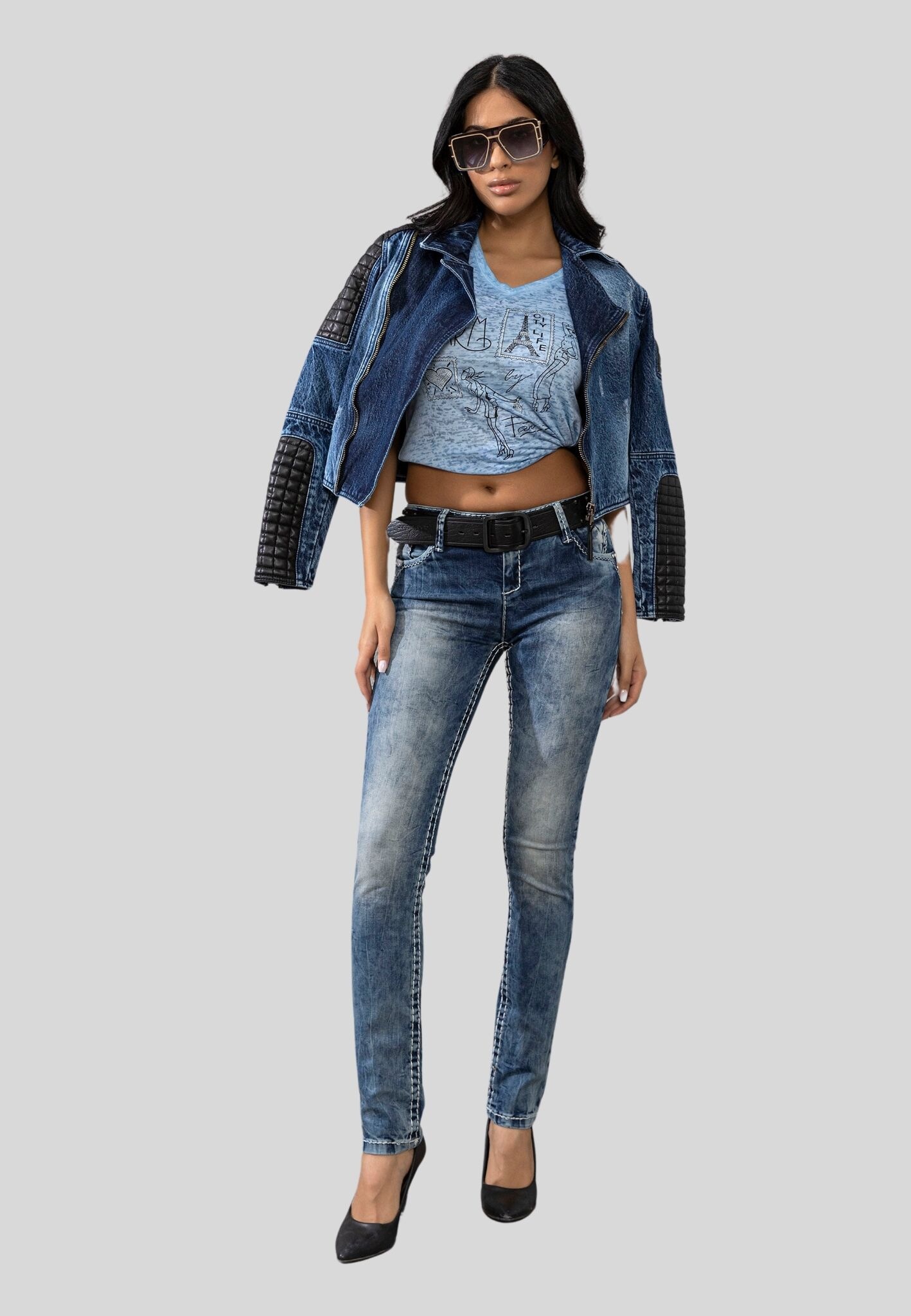 Cipo & Baxx 5-Pocket-Jeans »Cipo & Baxx Jeans« in Slim-Fit