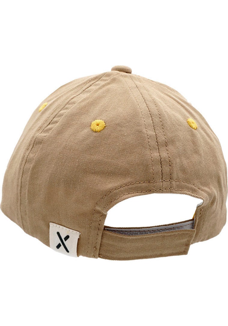 MAXIMO Baseball Cap Bagger-Motiv, mit Stickerei, mit Klettverschluss, Baumwolle