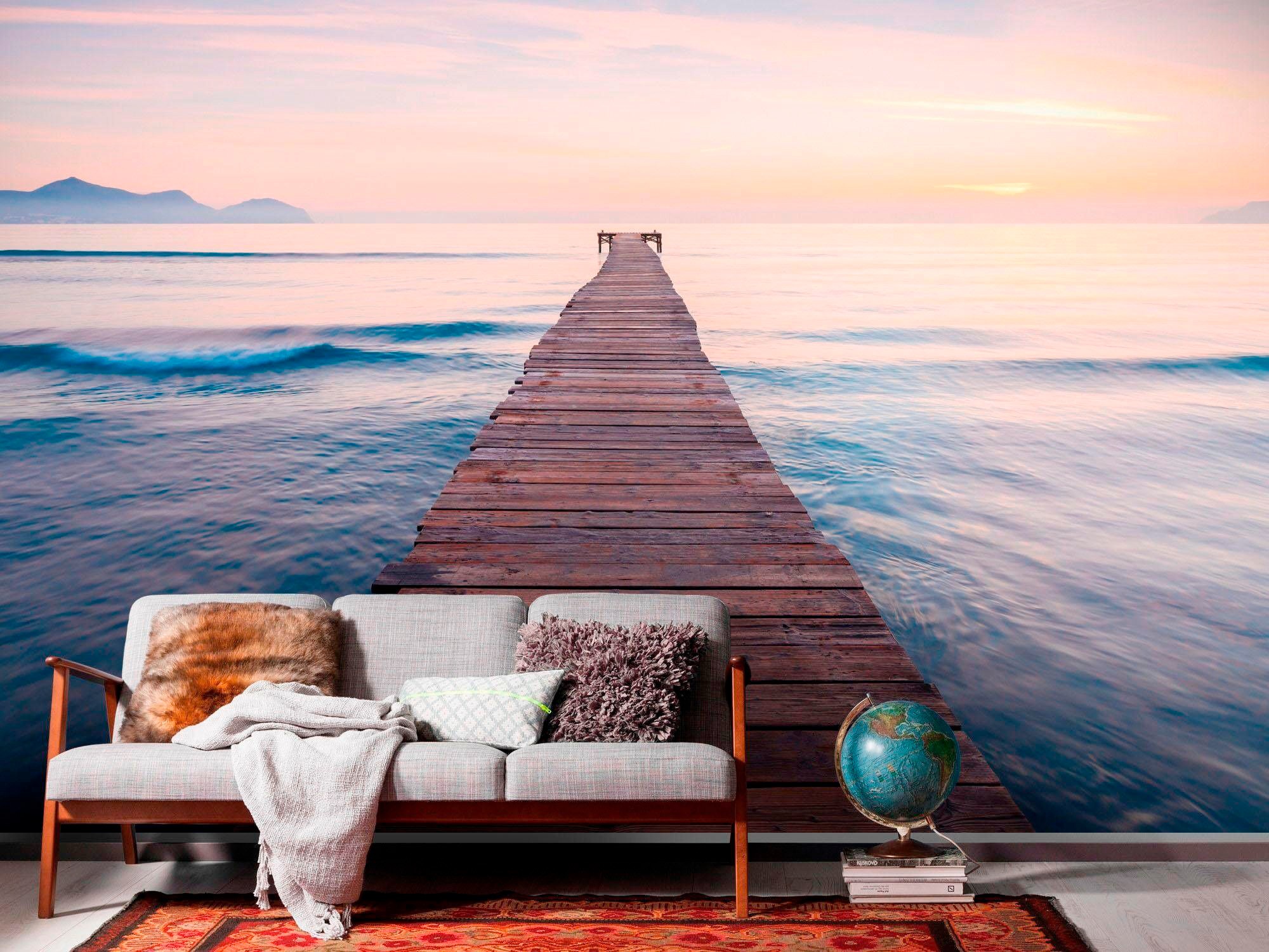 Komar Vliestapete »Digitaldruck Vlies - Peace - Größe 400 x 250 cm«, bedruckt, Wohnzimmer, Schlafzimmer
