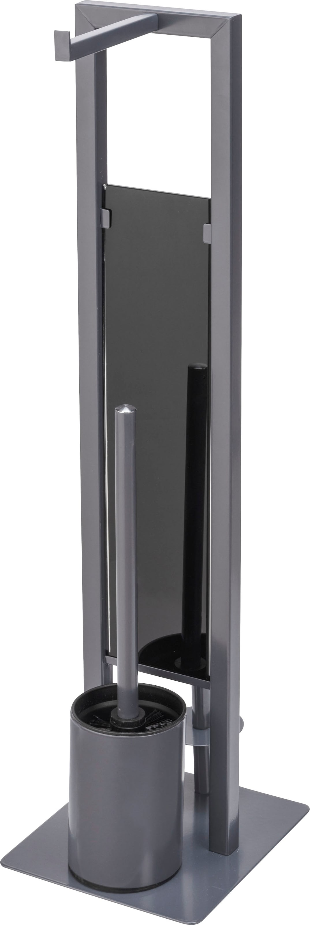 Platte online »Rivalta«, XXL grau, | aus aus kaufen WC-Garnitur Sicherheitsglas mit Stahl-Glas-Polypropylen, 3 WENKO Garantie Jahren