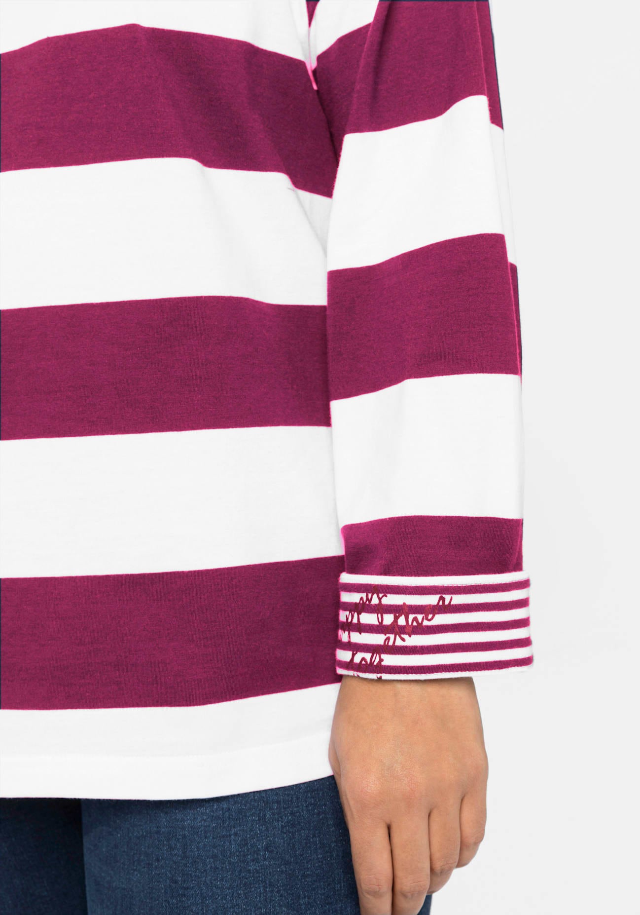 Sheego Langarmshirt »Langarmshirt« 1