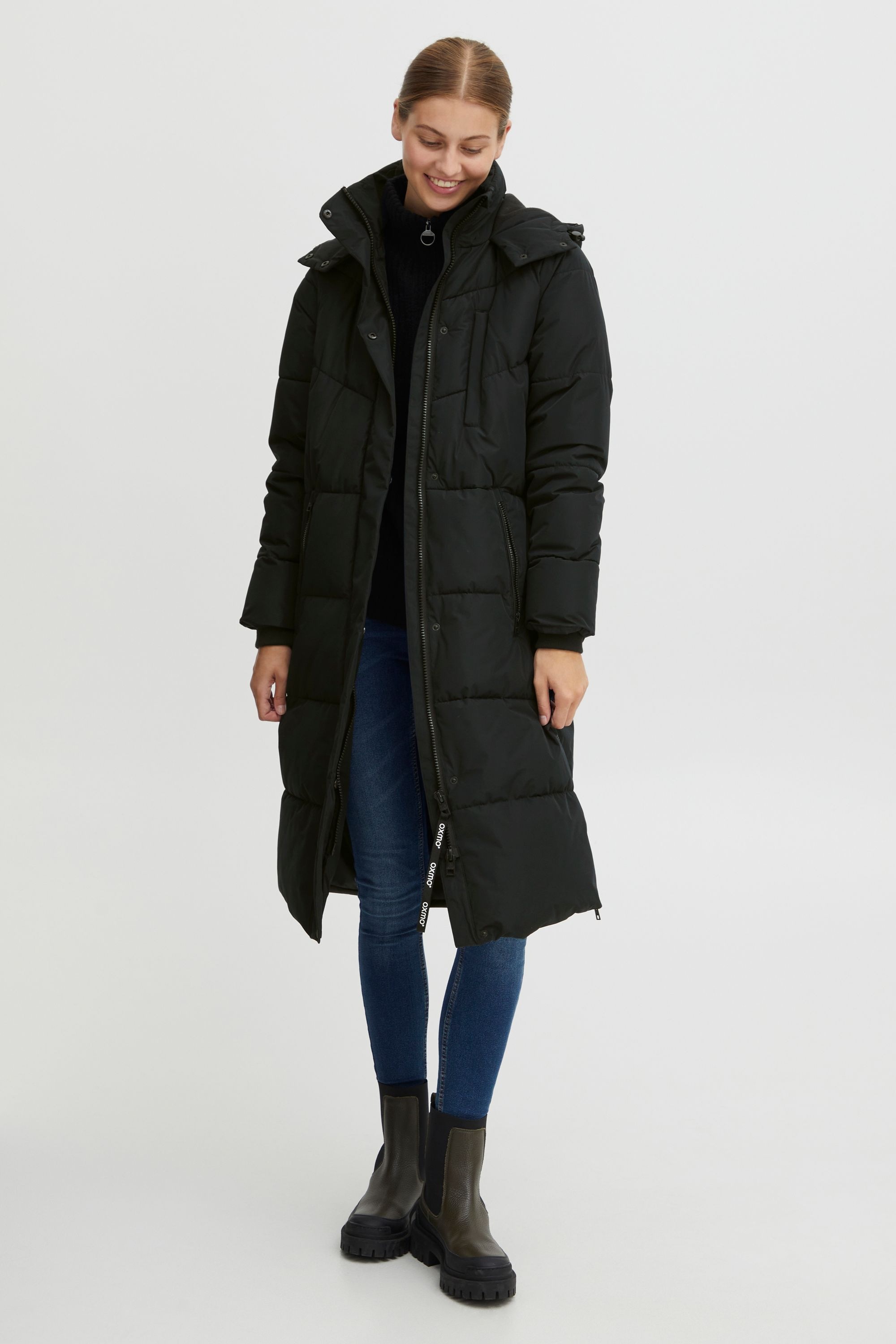 OXMO Winterjacke »Winterjacke OXJulie«, mit Kapuze