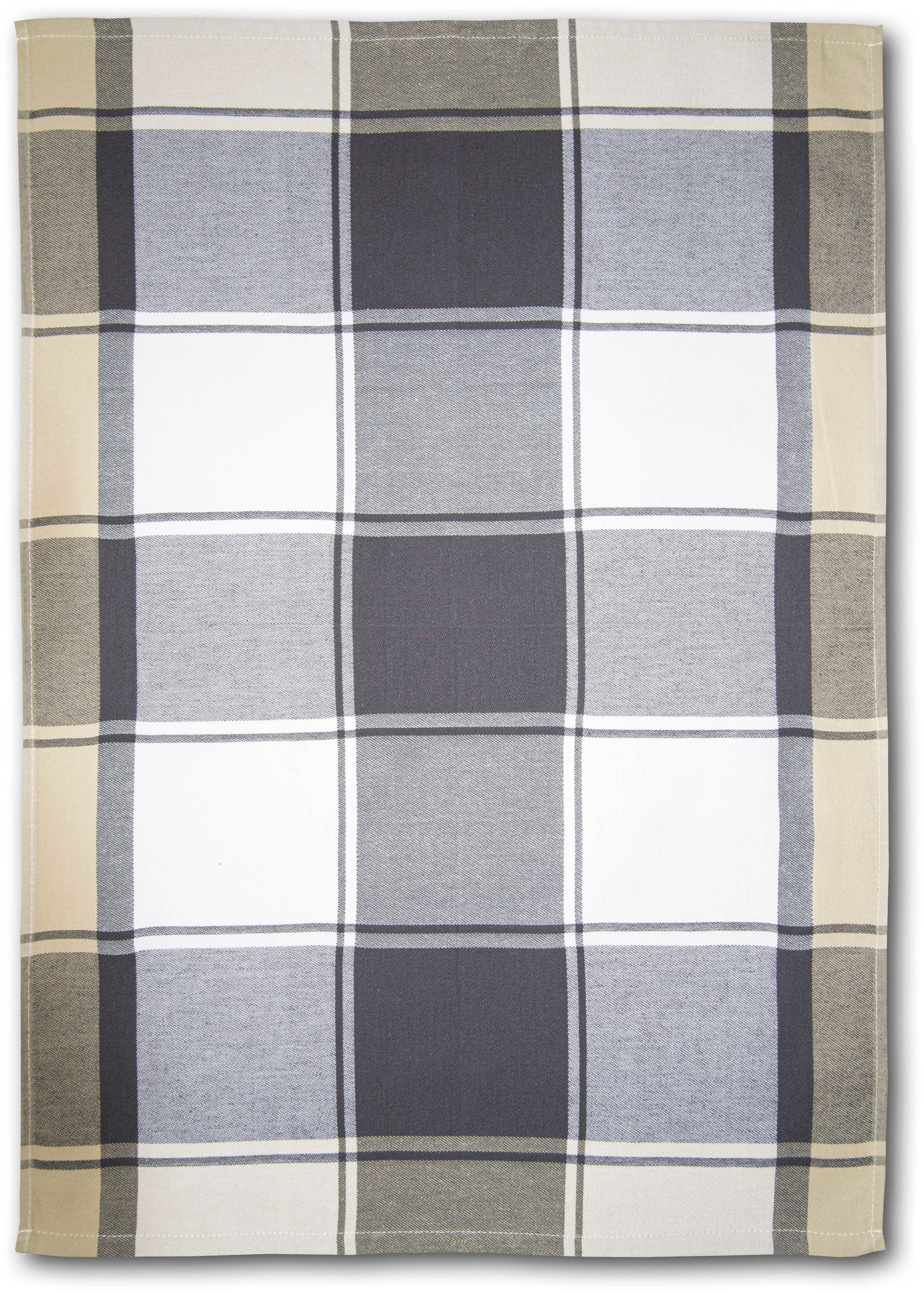 Dyckhoff Geschirrtuch »KARO, Maße je Tuch ca. 50x70 cm, aus 100% Baumwolle« mit drei verschiedenen Motiven