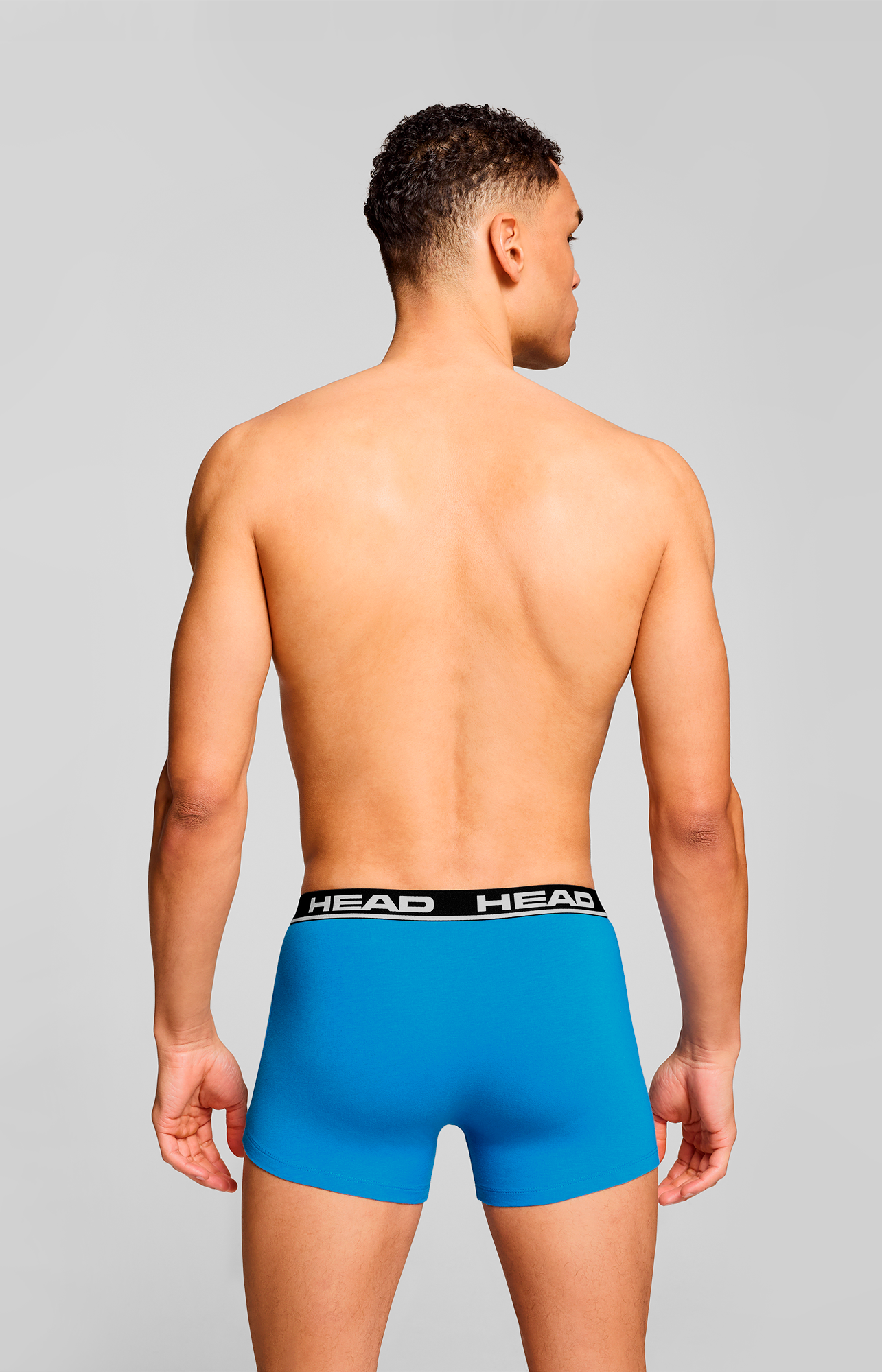 Head Boxershorts »HEAD BASIC BOXER 2P«, (2er Pack), mit elastischem Logobund