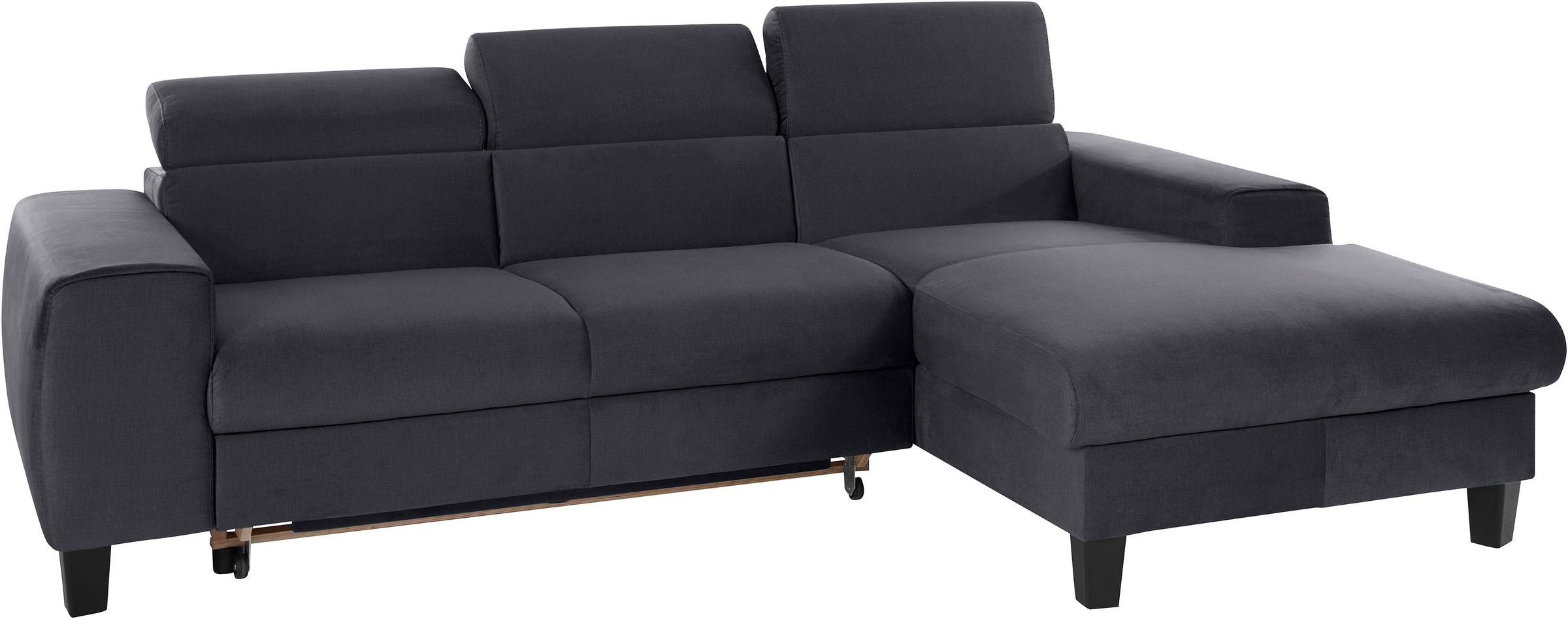 COTTA Ecksofa »Morven L-Form«, Inklusive Kopfteilverstellung, wahlweise mit Ladestation, Bettfunktion