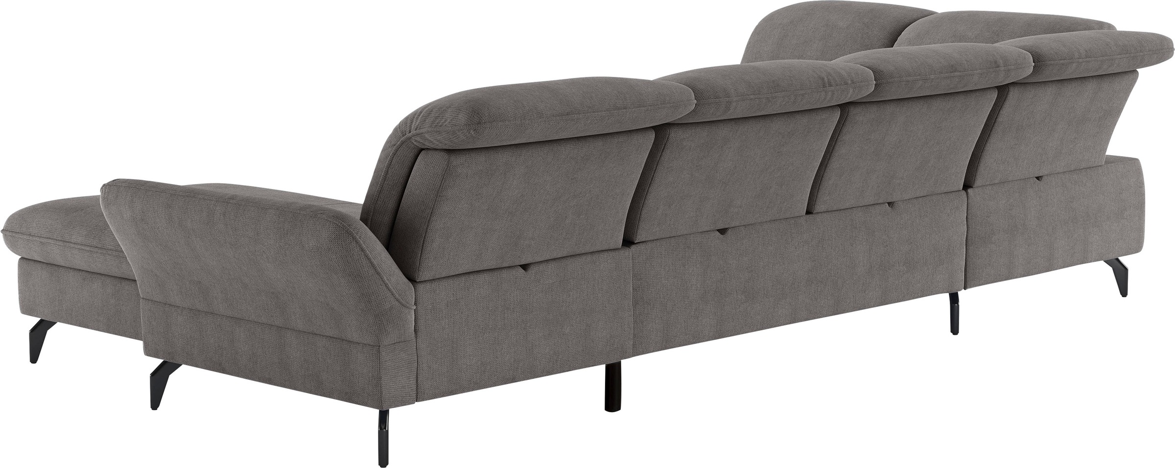 sit&more Wohnlandschaft »Leandro U-Form«, Wahlweise mit Bett-, Kopfteil - und Armlehnfunktion, sowie Bettkasten