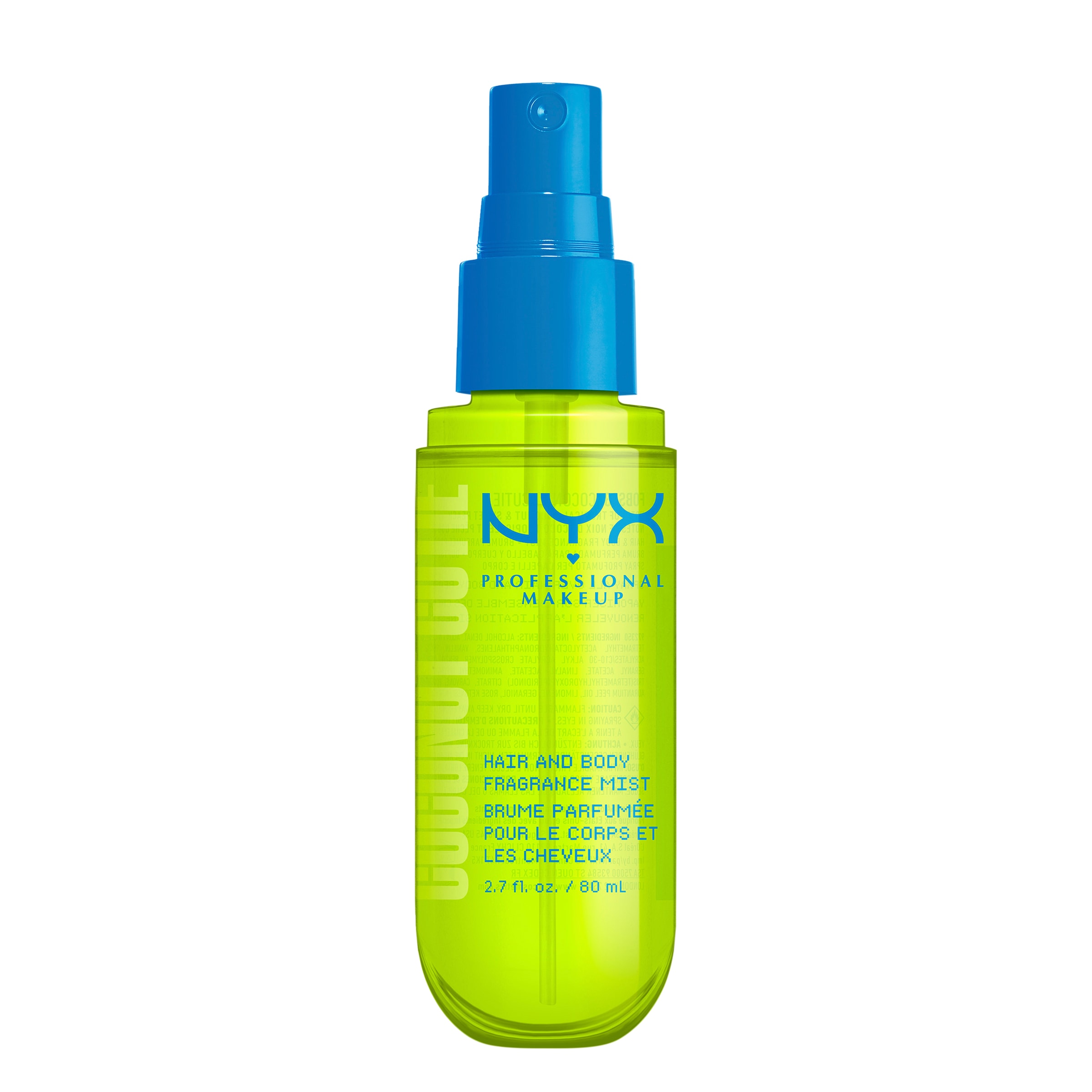 NYX PROFESSIONAL MAKEUP Bodyspray »COCONUT CUTIE HAIR & BODY MIST« tropische Mischung aus Kokosnuss & Pfirsich