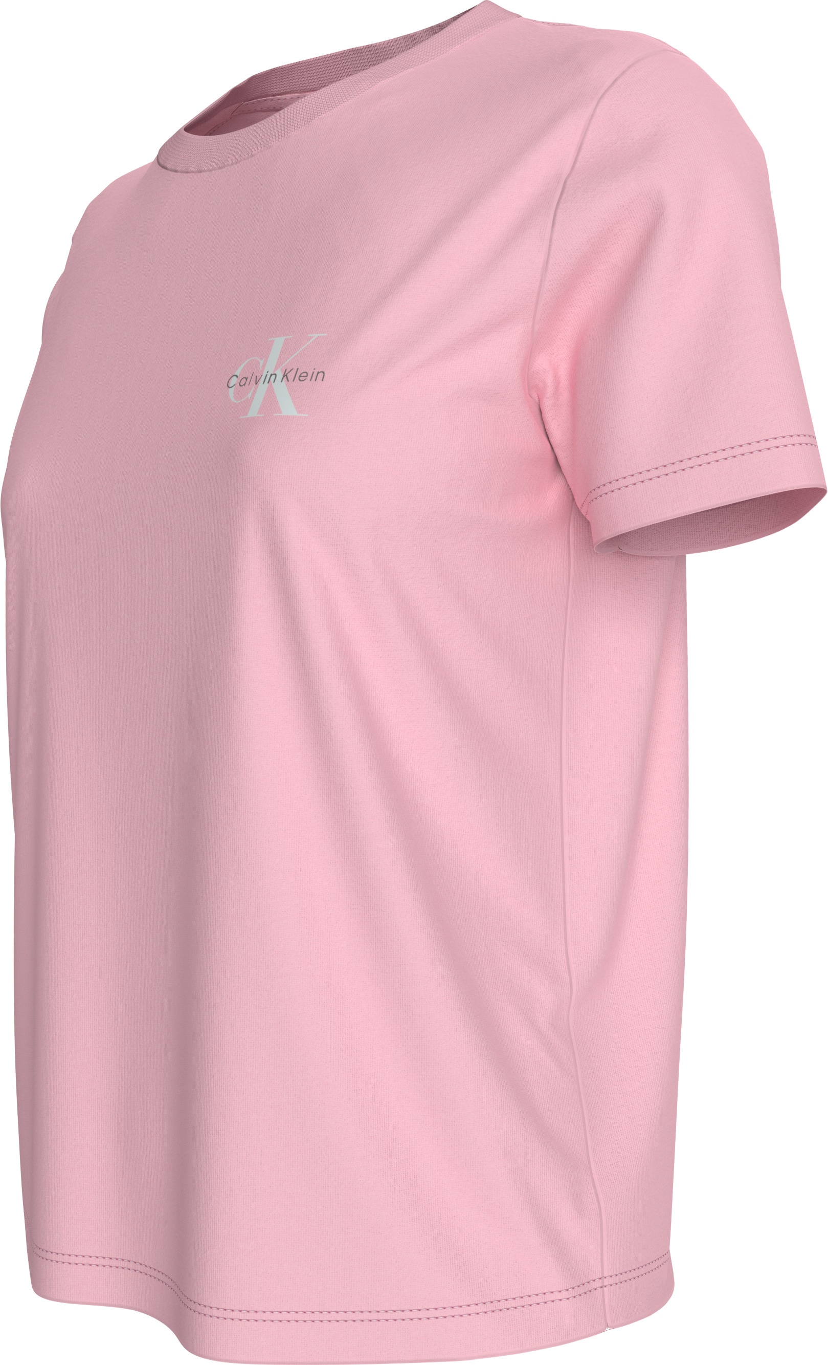 Calvin Klein Jeans T-Shirt »A- Logo CN 2 Pack Tee«, (Packung, 2er-Pack), Mit Rundhalsausschnitt