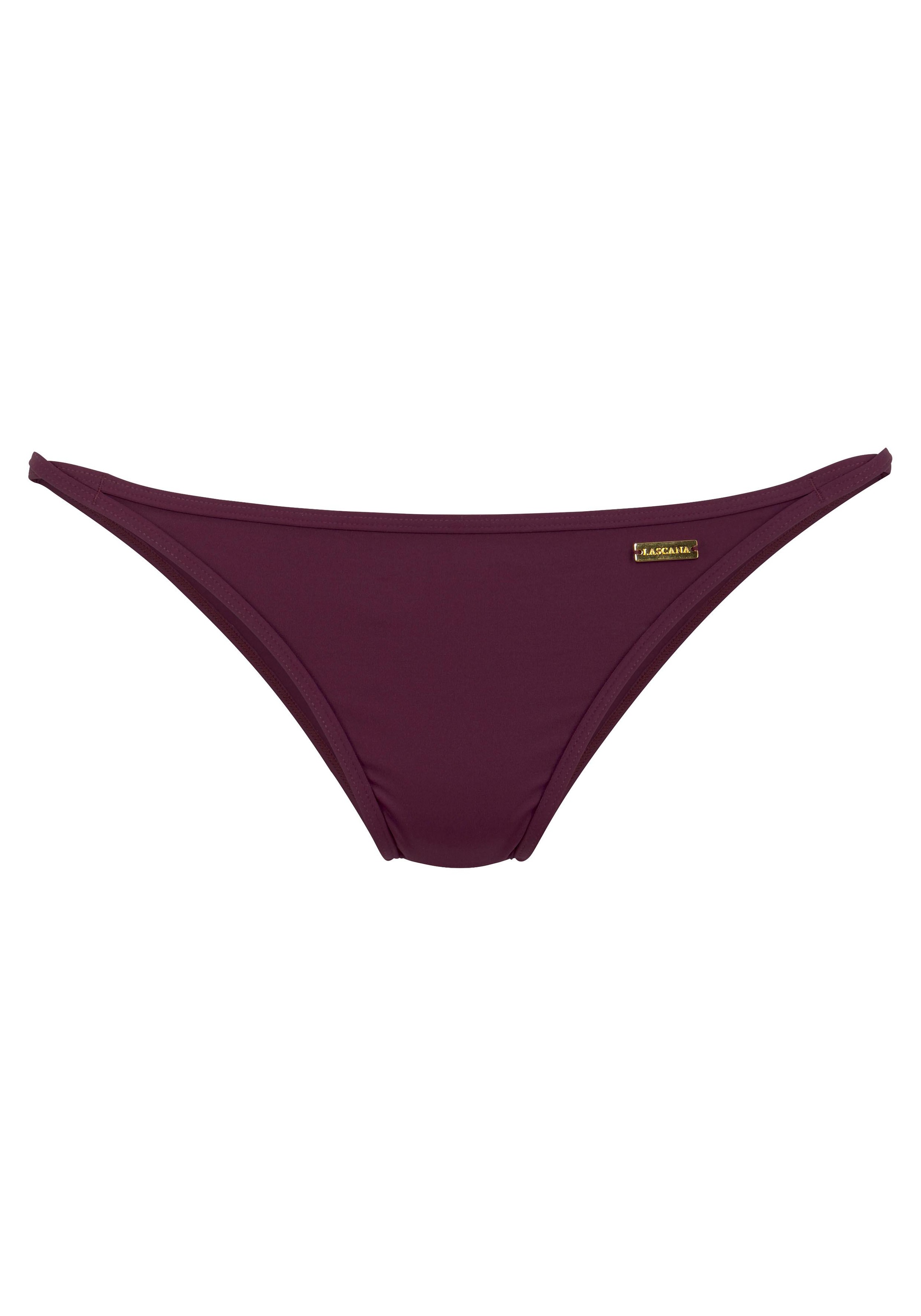 LASCANA, Damen, Bikini-Hose »Italy« in knapper Brasilien-Form, bordeaux, N-Gr, 34 - N-Gr, bordeaux, Mix-Kini nach Lust und Laune mixen