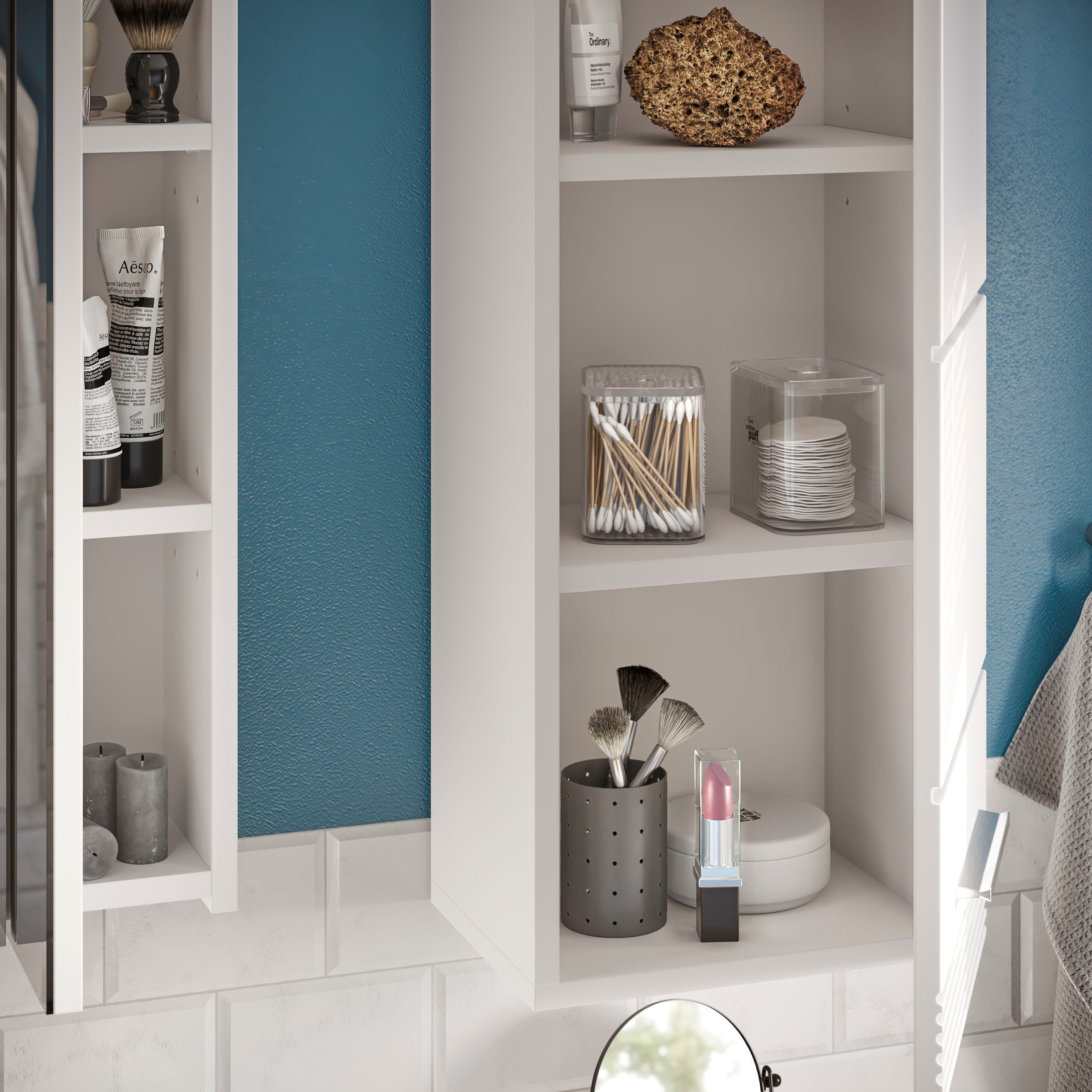 Home affaire Badmöbel-Set »Malmö, 5 teilig, bestehend aus:« Set, 5 Stk. tlg.