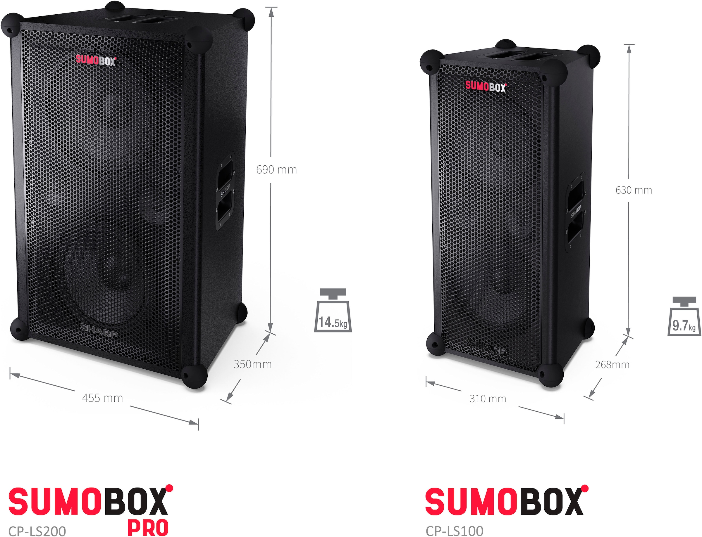 Sharp Party-Lautsprecher »Sumobox Pro«