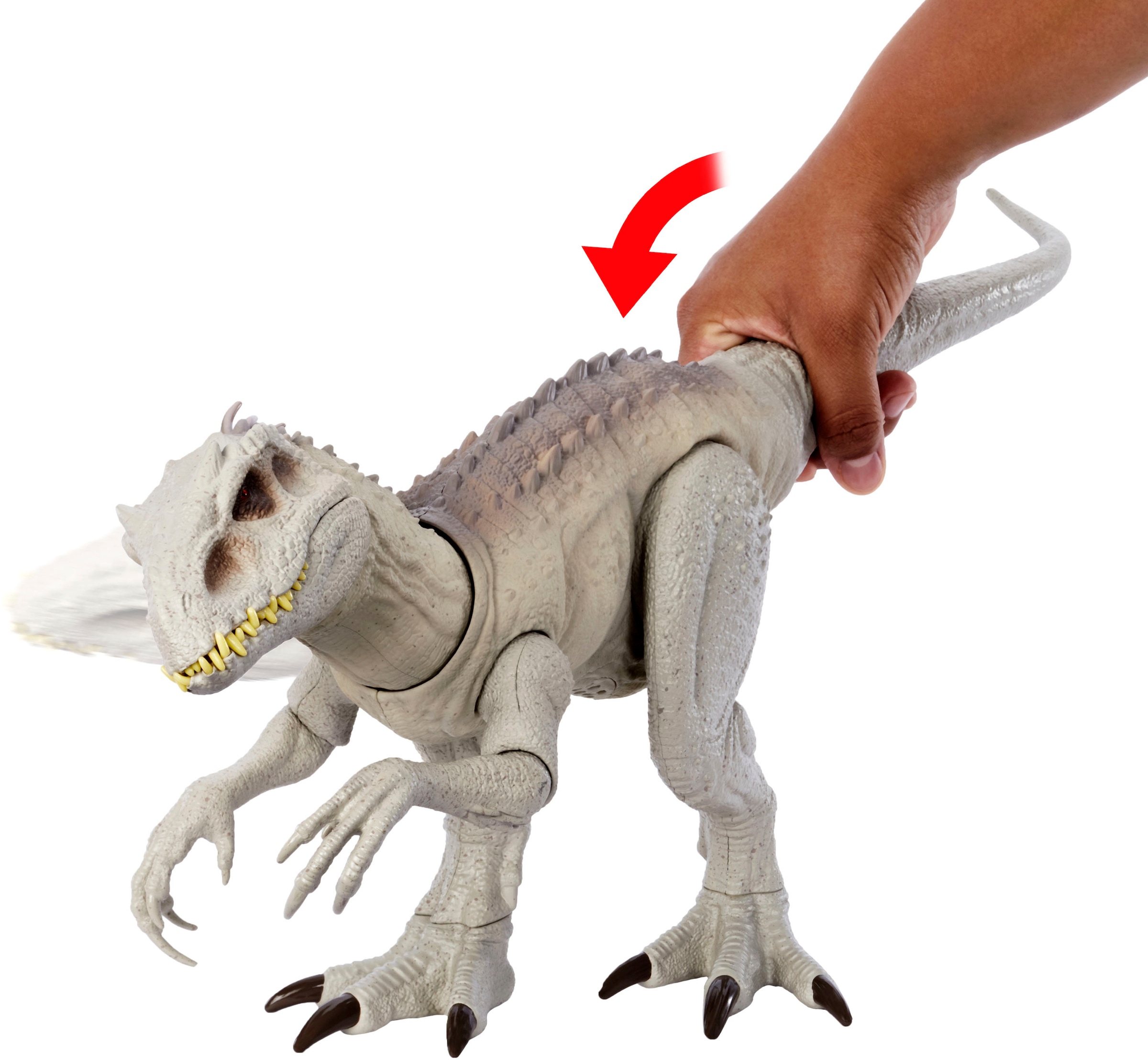 Sound und World - Mattel® Actionfigur »Jurassic Indominus mit Rex«, Licht bei