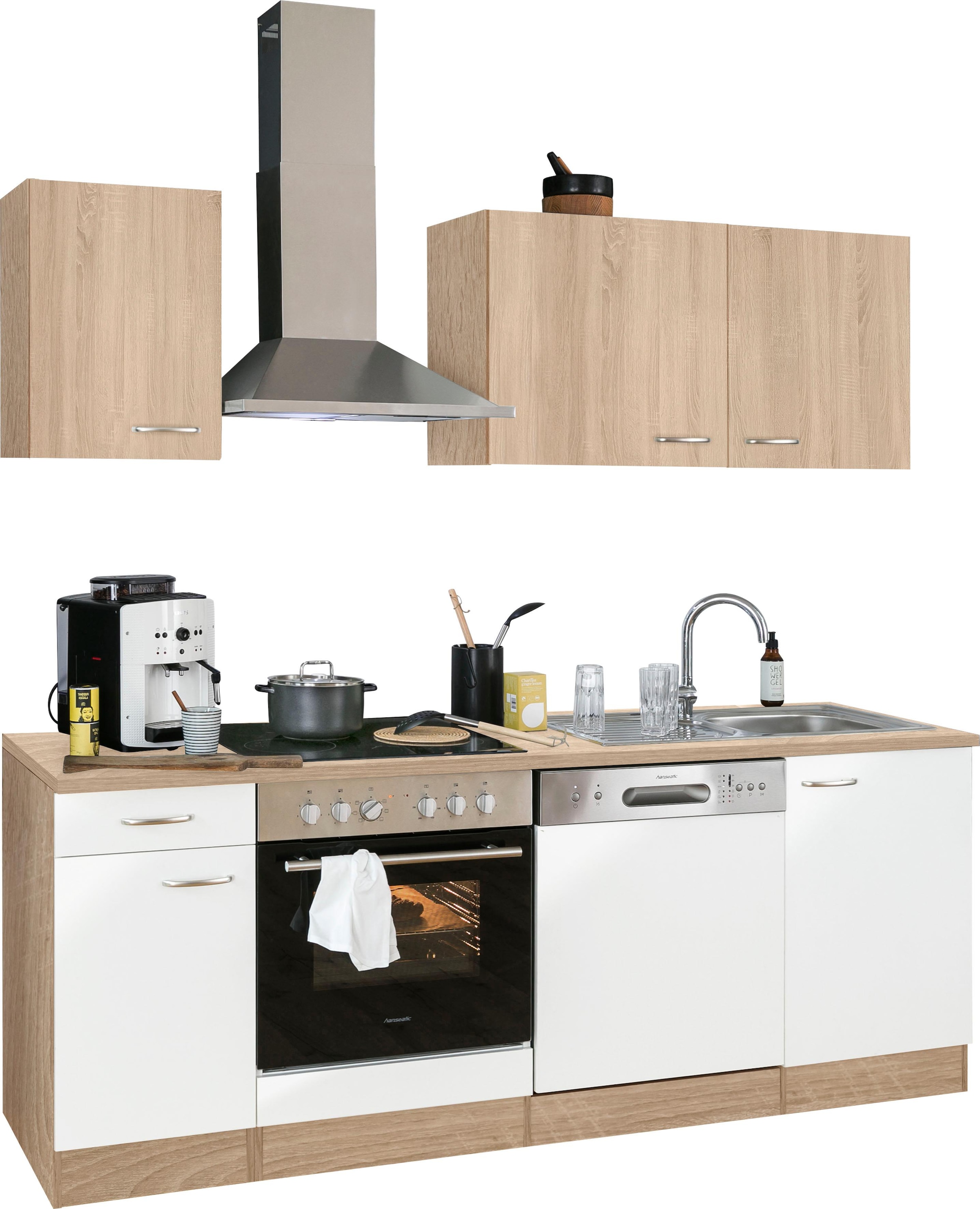 Küchenzeile ohne Raten Breite cm »Parare«, kaufen 210 E-Geräte, OPTIFIT auf