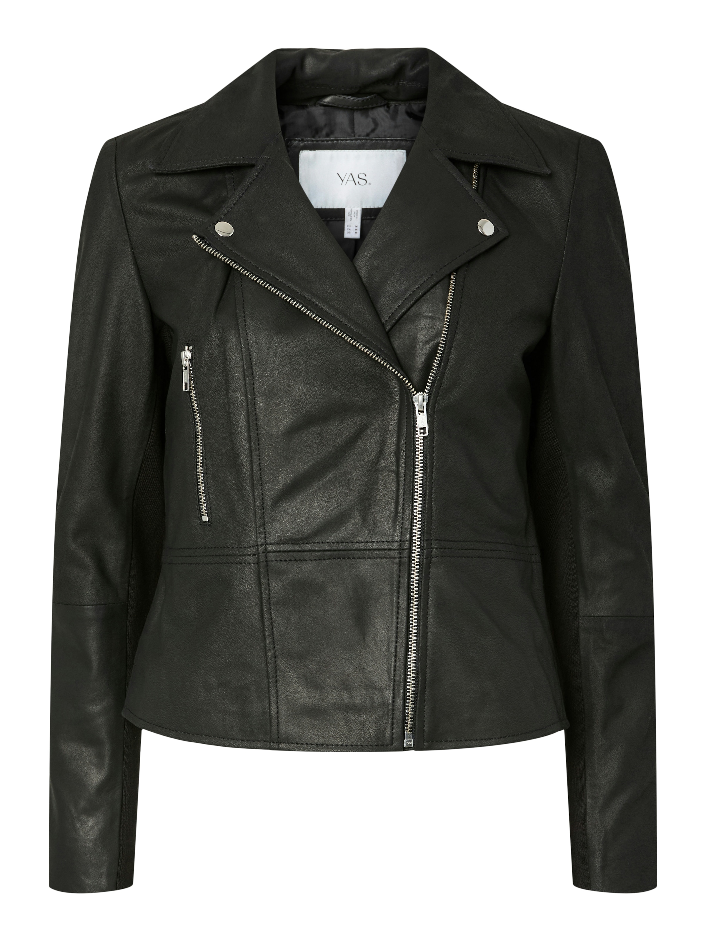 Y.A.S Lederjacke »YASSOPHIE LEATHER JACKET« mit Biker Details