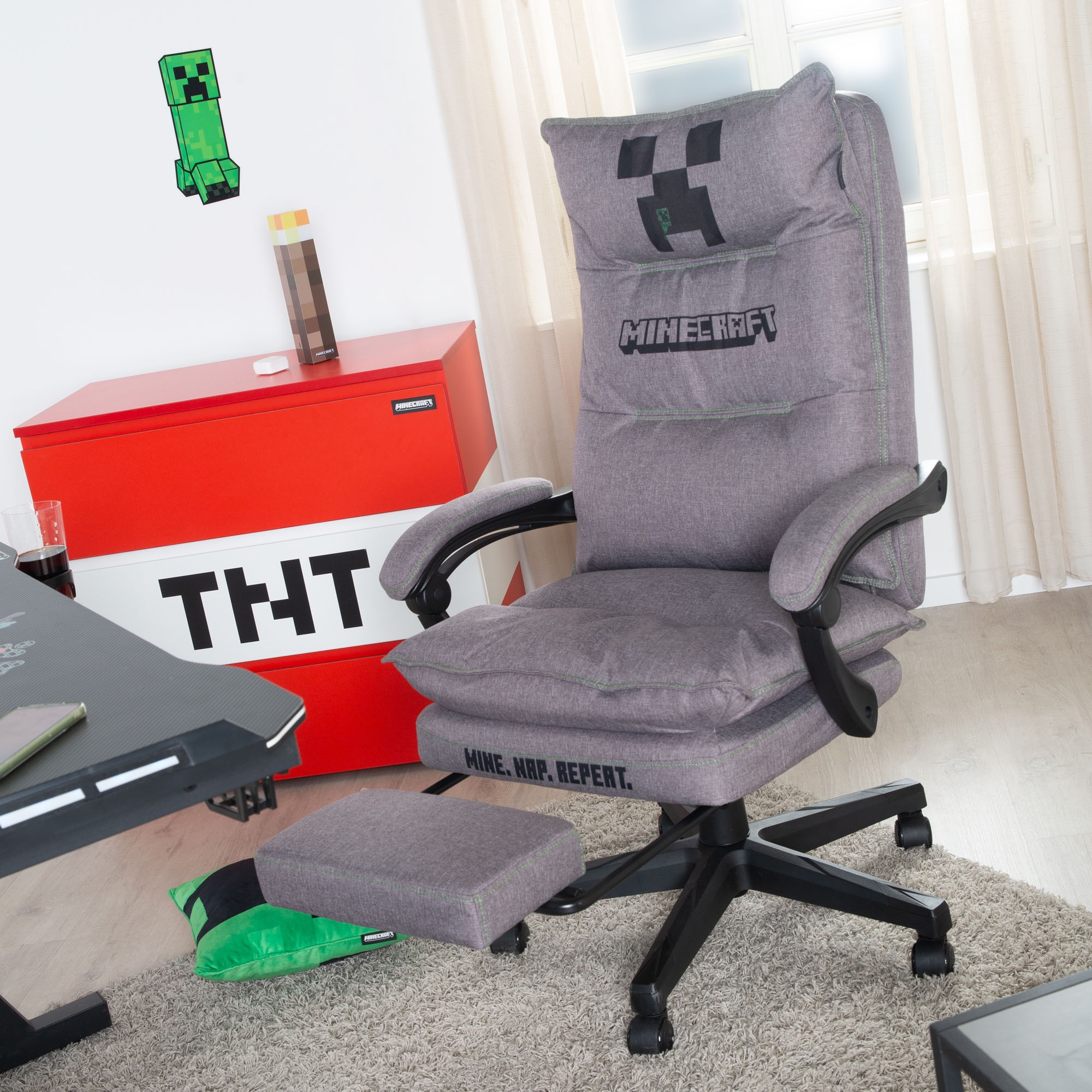 Phoenix Gaming-Stuhl () 1 Stk.Chefsessel in Grau