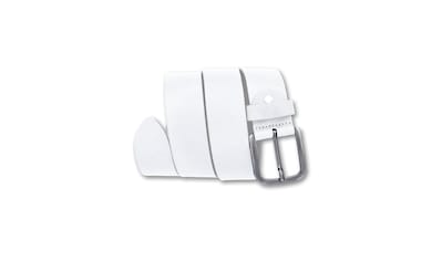 Anthoni Crown Ledergürtel, Traumhafter Automatik Gürtel in weiß mit Schwänen  auf Raten kaufen