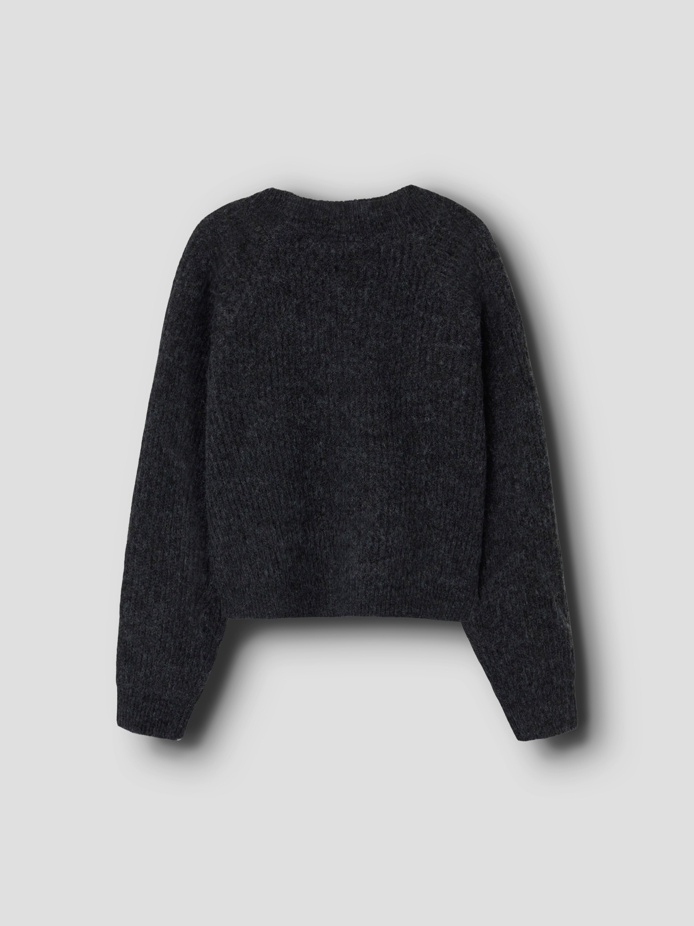 Name It Strickjacke »NKFHOLLY BOXY SHORT KNIT CARD NOOS« in modischer Boxy-Form, mit tiefem V-Ausschnitt, Rippstrick