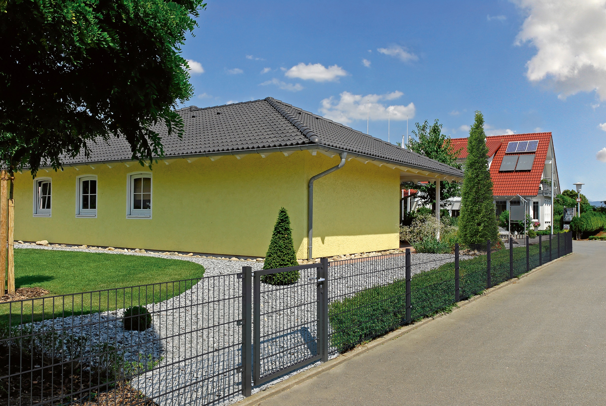 Alberts Doppelstabmattenzaun »Grundset« Höhe: 80-200 cm, Gesamtlänge: 4-30 m, zum Einbetonieren