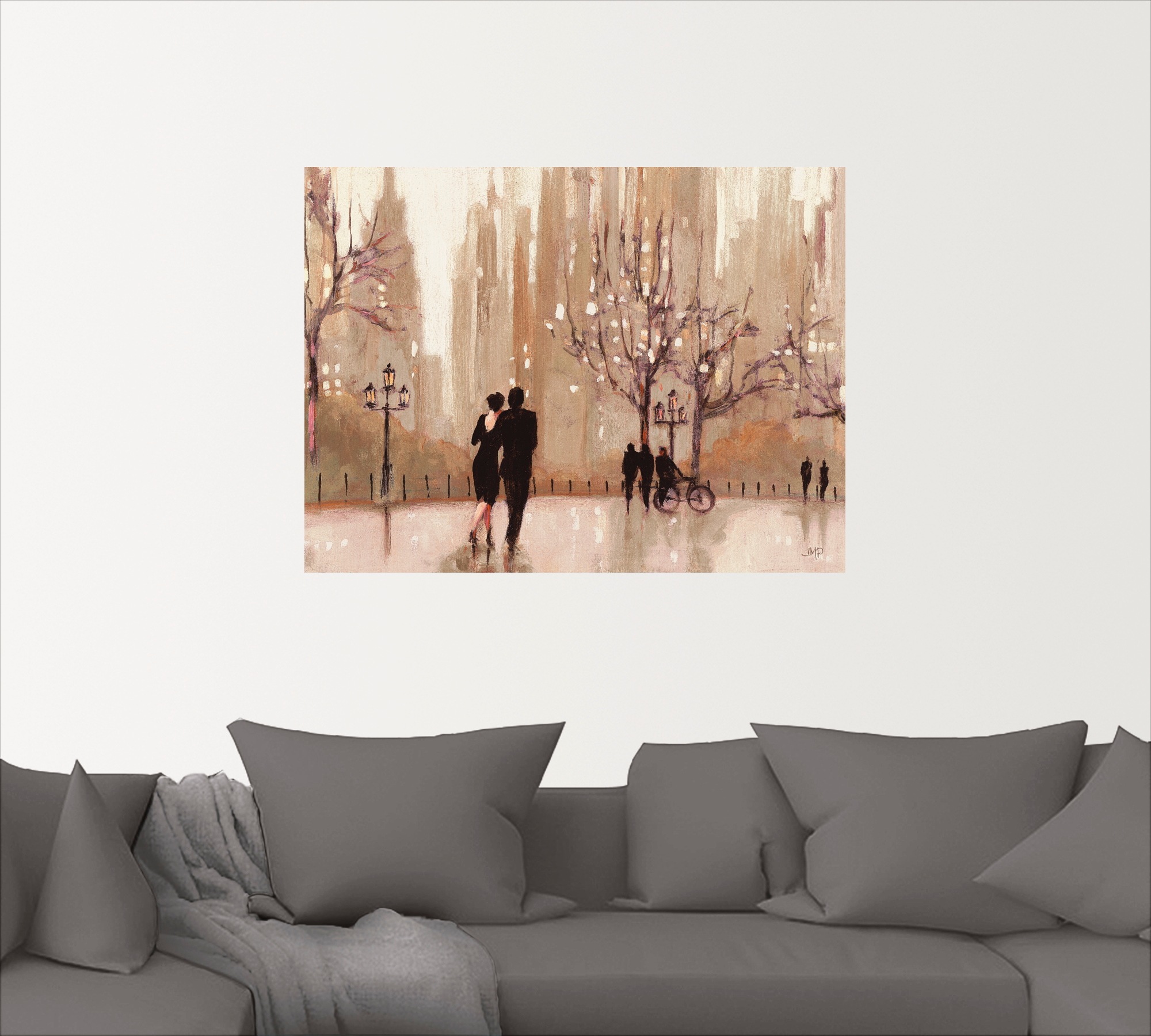 Artland Wandbild »Ein Abend in der Natur«, Paar, (1 St.), als Leinwandbild, Poster, Wandaufkleber in verschied. Größen