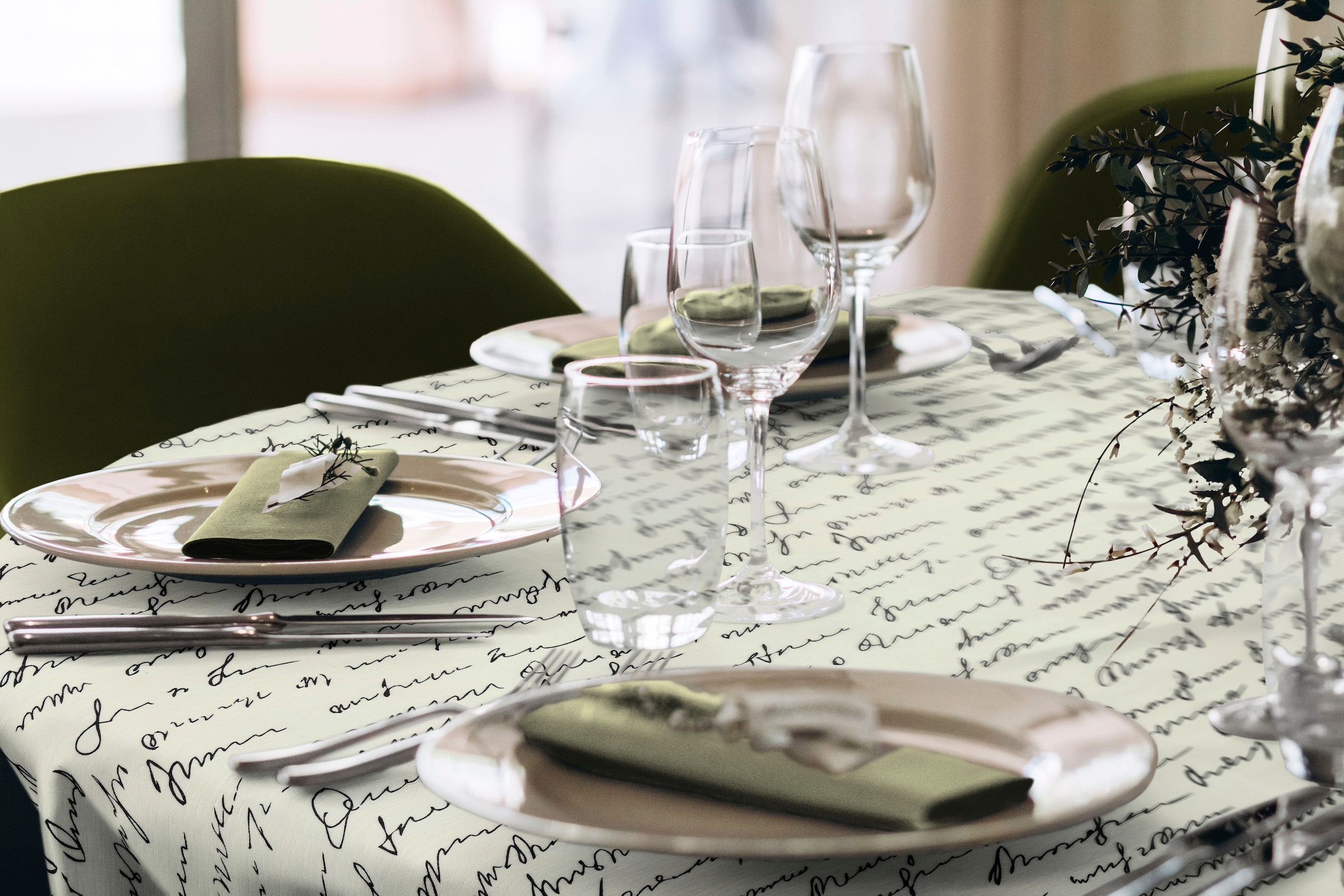 Germany nachhaltig kaufen Tischdecke »Scribble«, Adam in online aus Bio-Baumwolle,Made