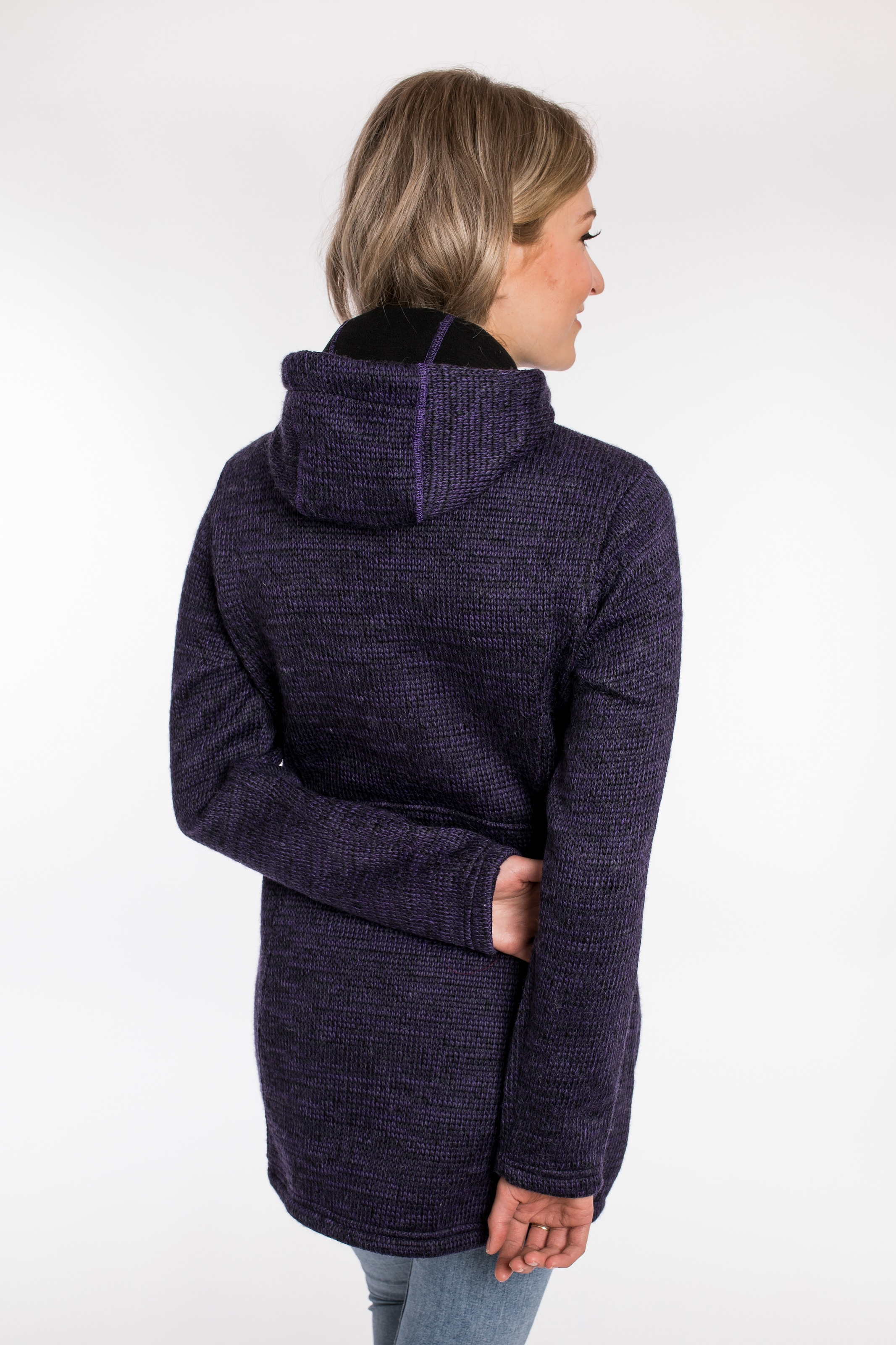 DEPROC Active Strickfleecejacke »TYNDALL WOMEN«, in edler Melangeoptik
