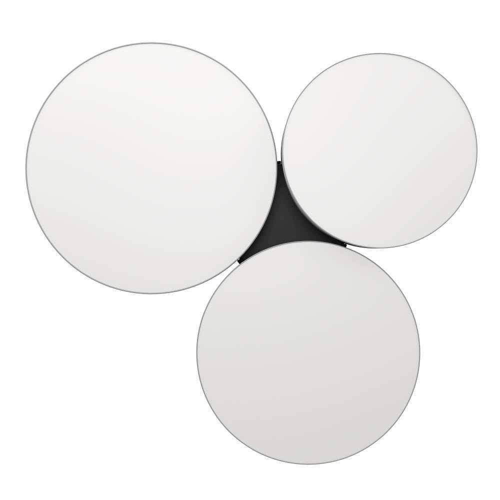 EGLO Deckenleuchte »BARBANO-Z Deckenlampe, grau weiß, ZigBee 3.0, Disco-Modus, Timer«, 3 flammig, Leuchtmittel LED-Modul | LED fest integriert, App und Sprachsteuerung Alexa, 60,5 x 56,5 x 9 cm, exkl. Fernbedienung