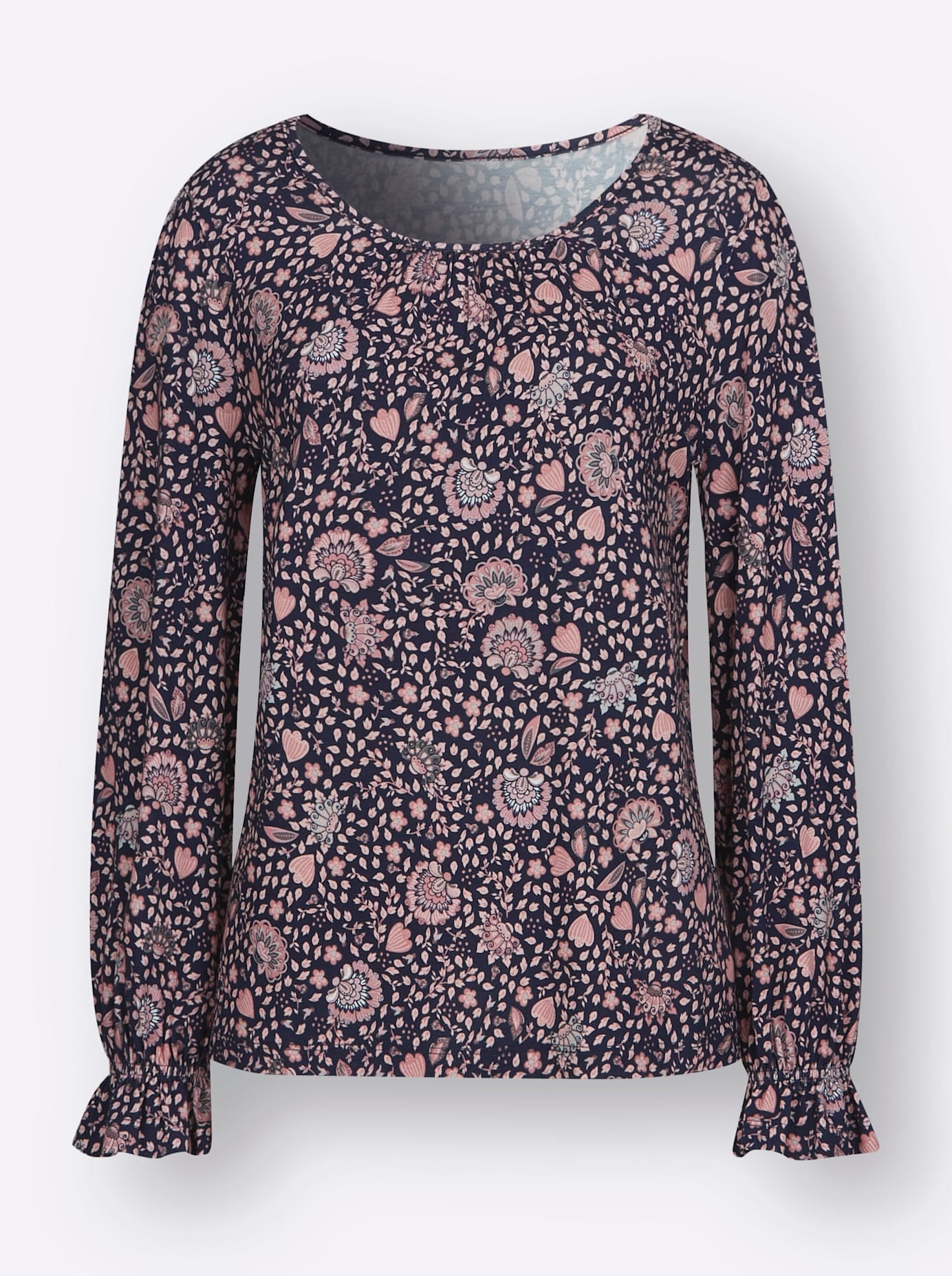 Inspirationen Langarmshirt »Druck-Shirt«, (1 tlg.)