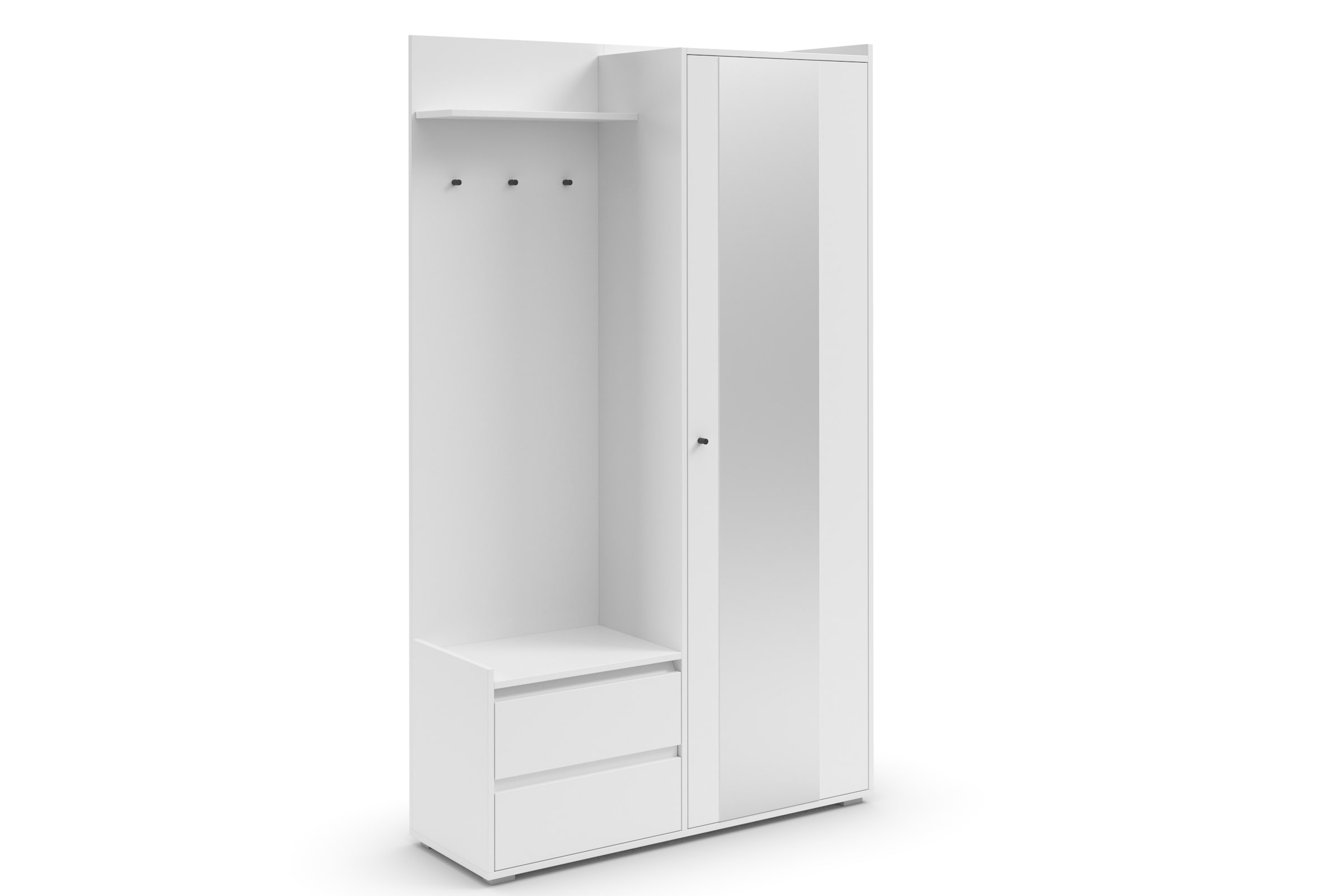 INOSIGN Garderobenschrank »Kosmo«, mit Spiegel Maße 118 x 30 cm, Höhe 190 cm, Breite 110 cm