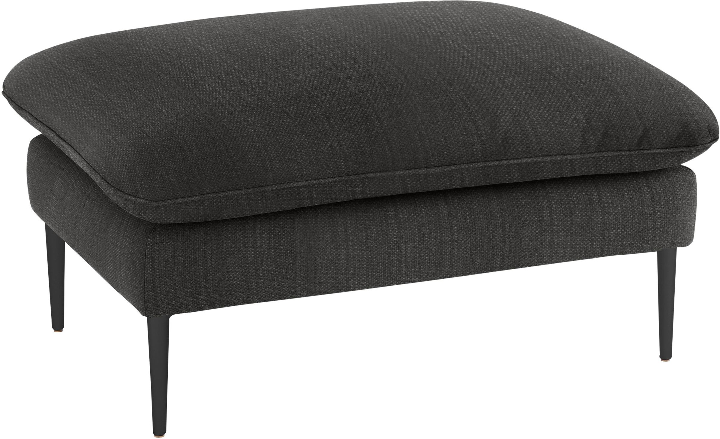 W.SCHILLIG Hocker »enjoy&MORE«, Füße schwarz pulverbeschichtet, Breite 106 cm
