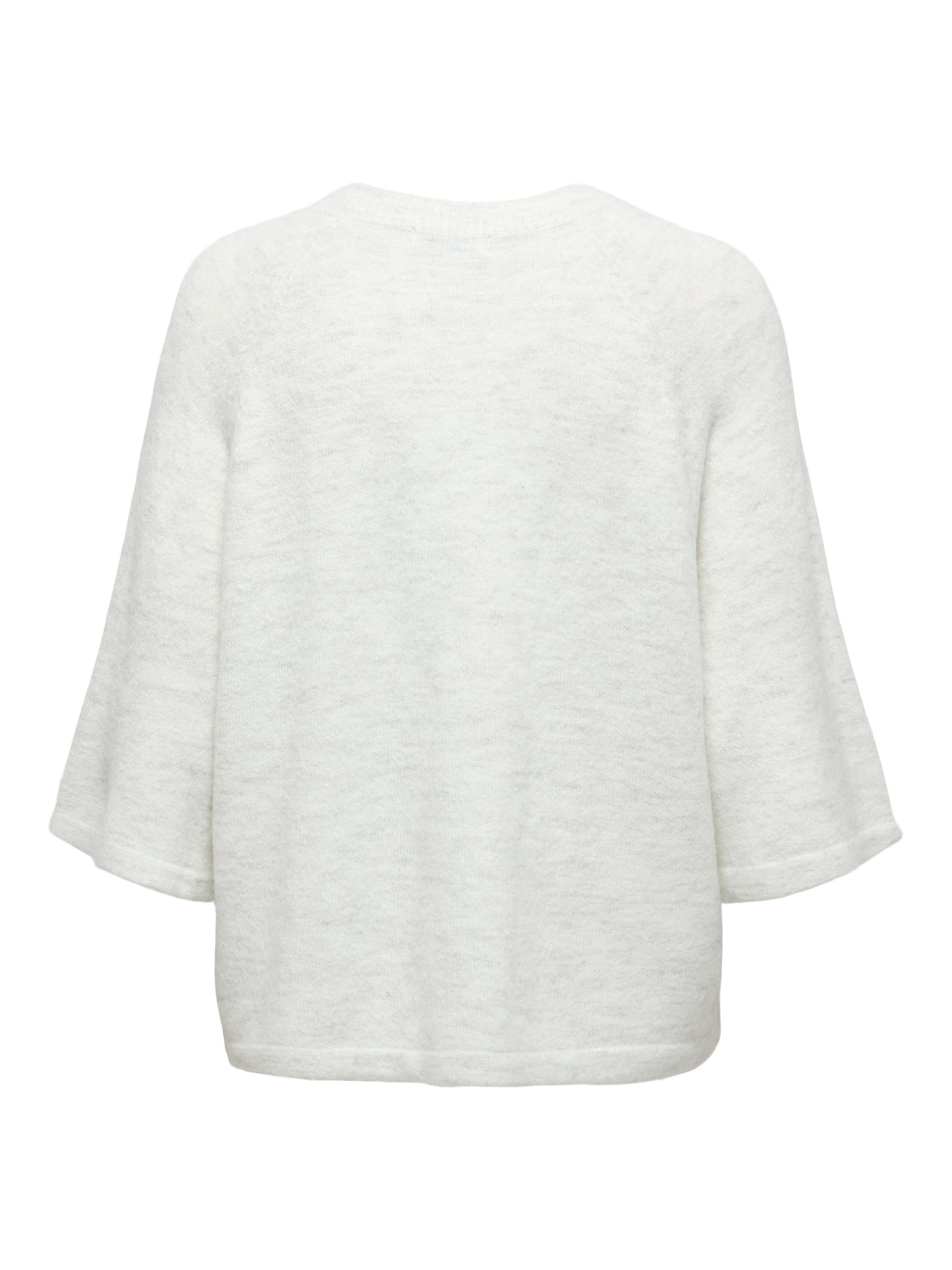 JDY Strickpullover »JDYELANORA 3/4 PULLOVER KNT NOOS« Materialmix, regular fit