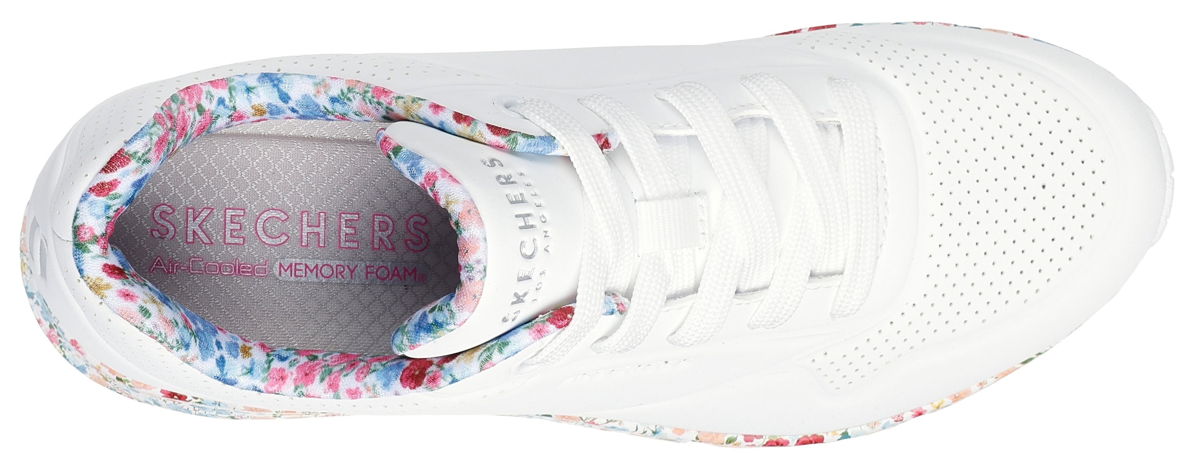Skechers Sneaker »UNO-MAJESTIC GARDEN«, Keilsneaker, Plateausneaker mit bedruckter Sohle