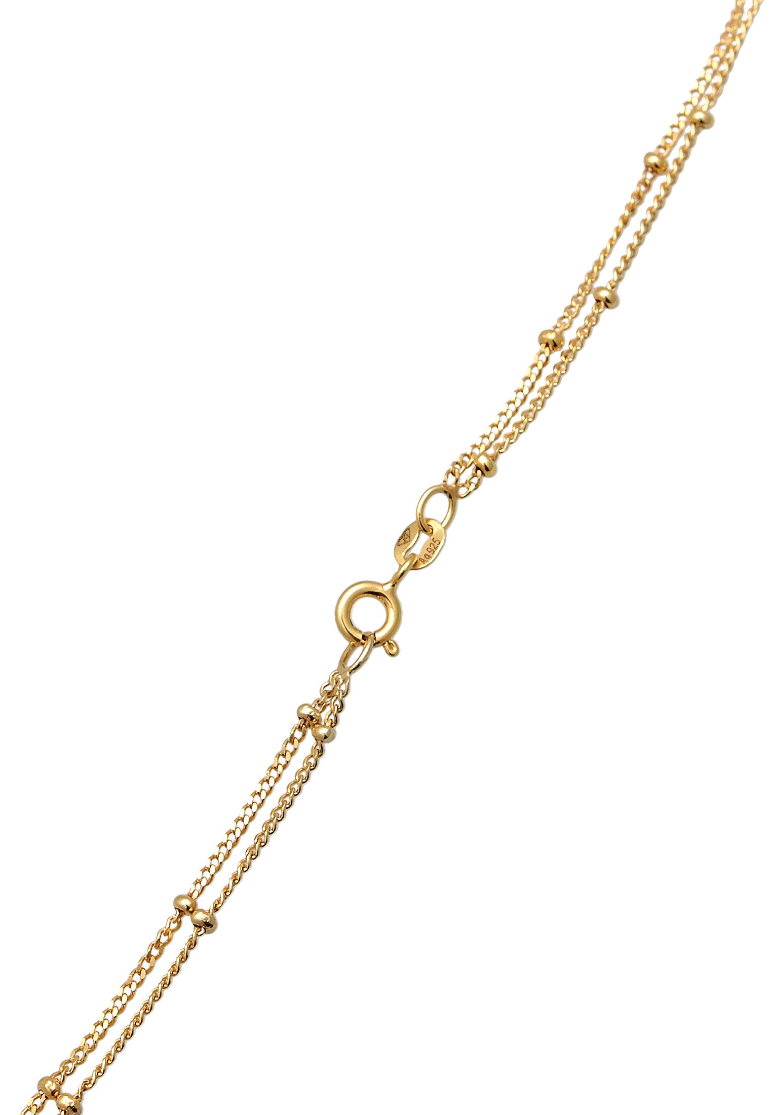 Elli Silberkette »Halskette Layer Y-Kette Kugelkette 925 Silber«