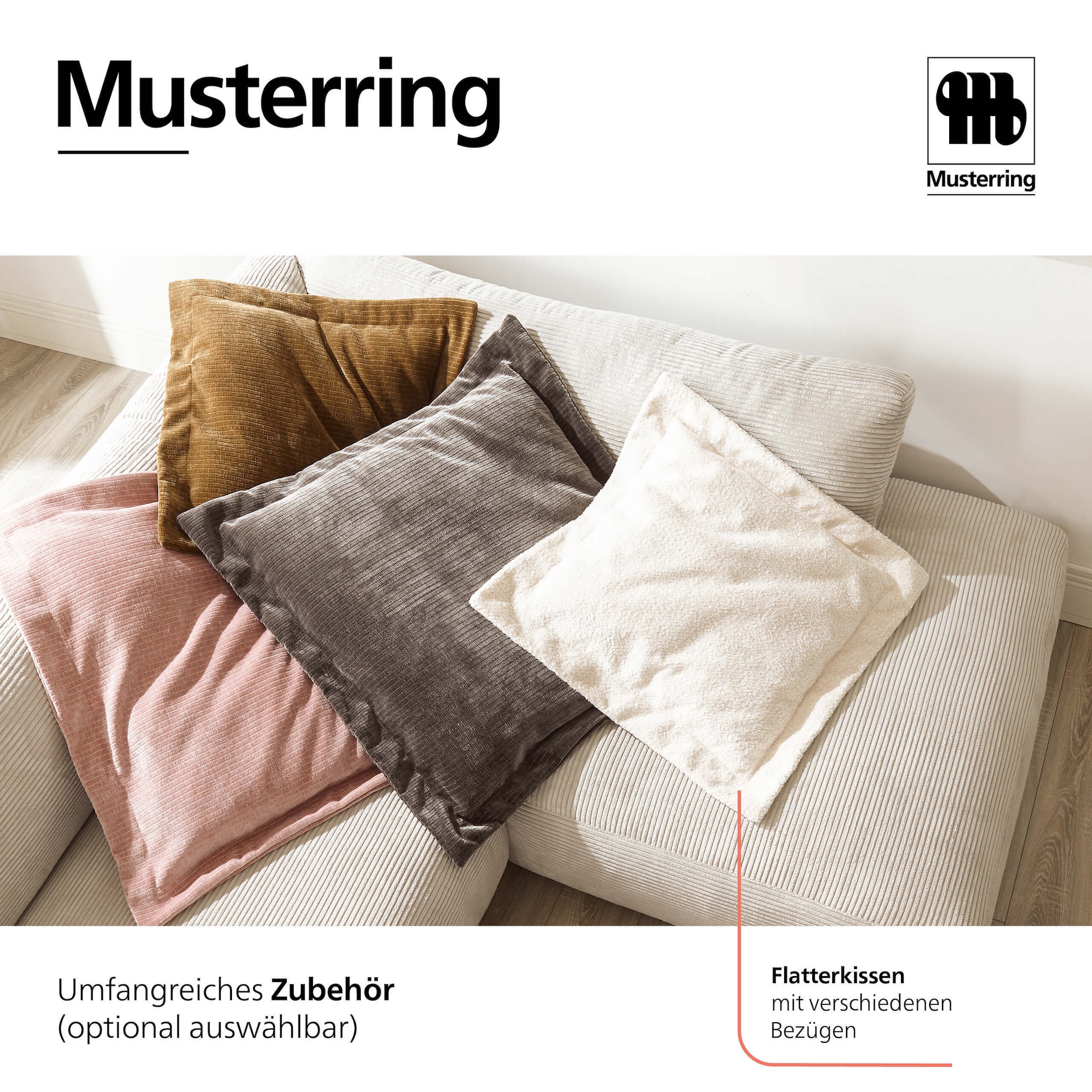 Musterring Wohnlandschaft »MR LUCIA, das ultimative Raumwunder von Musterring« Gigantische Fläche, erstklassige Kammerkissen & Luxus-Komfort