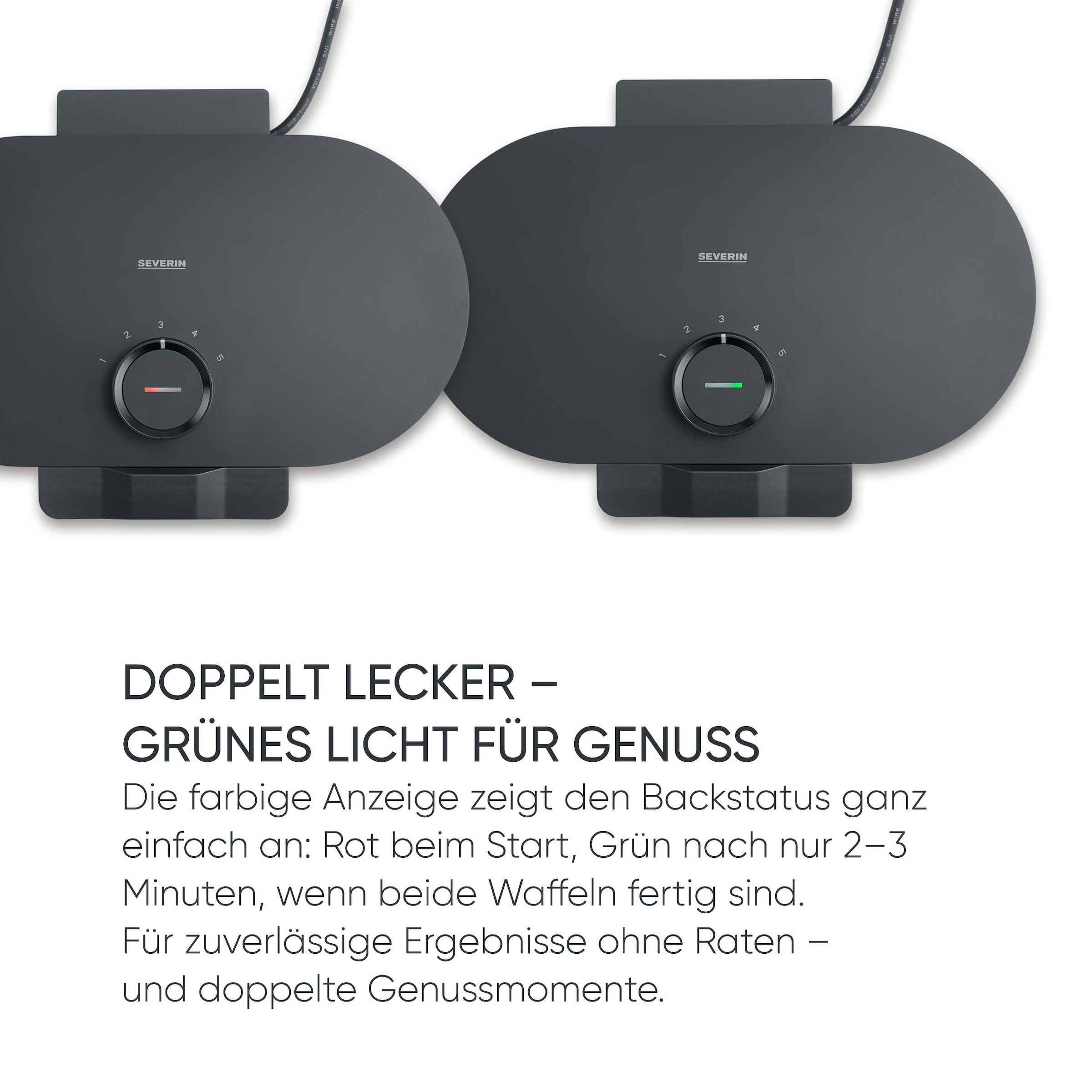 Severin Waffeleisen »WA 2118« 1200 W