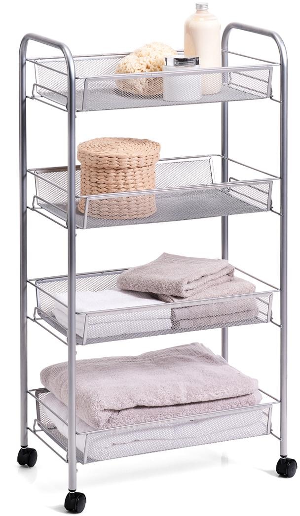 Zeller Present Rollwagen »Mesh« mit vier Ablagekörbe, Höhe 83,5 cm