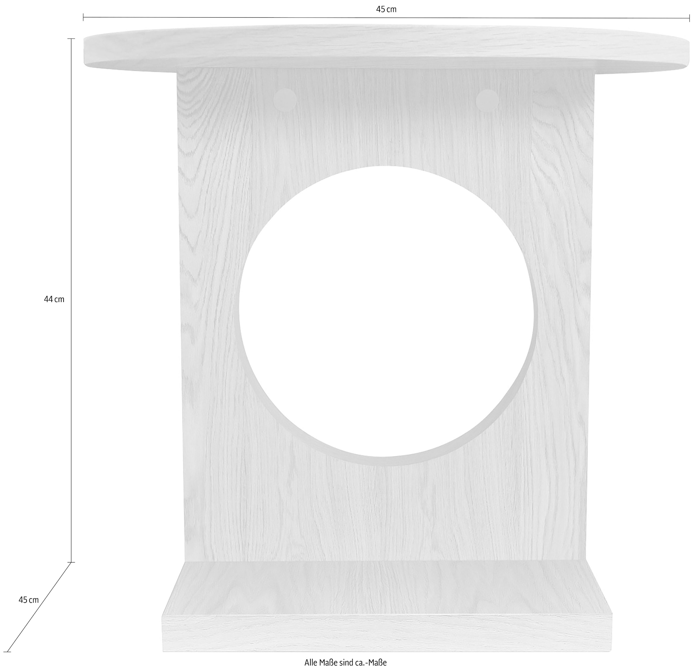 Woodman Beistelltisch »Bau«, besonderes Design