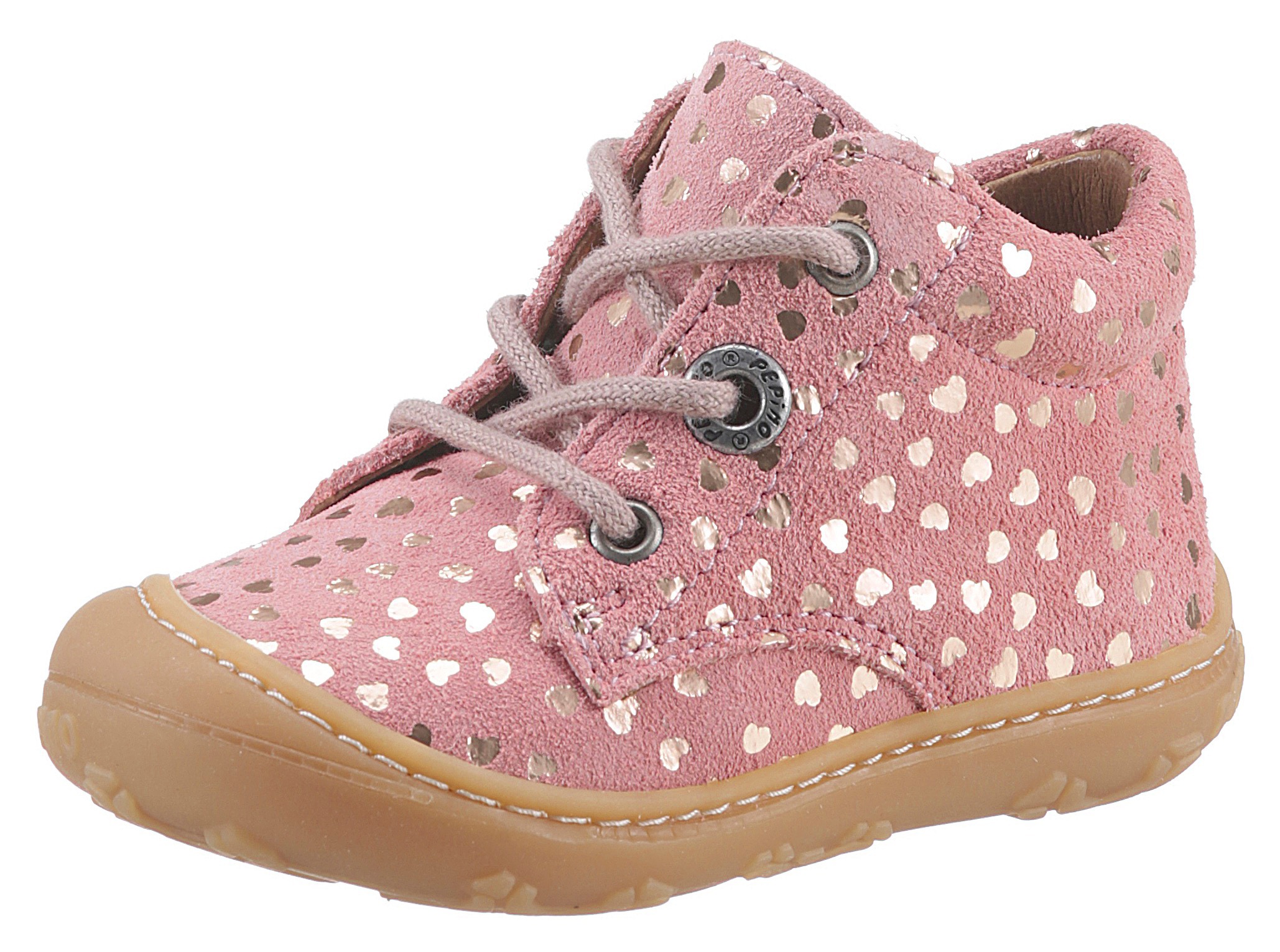 PEPINO by RICOSTA Lauflernschuh »DOTS WMS: Mittel«, mit allover Herzchen kaufen