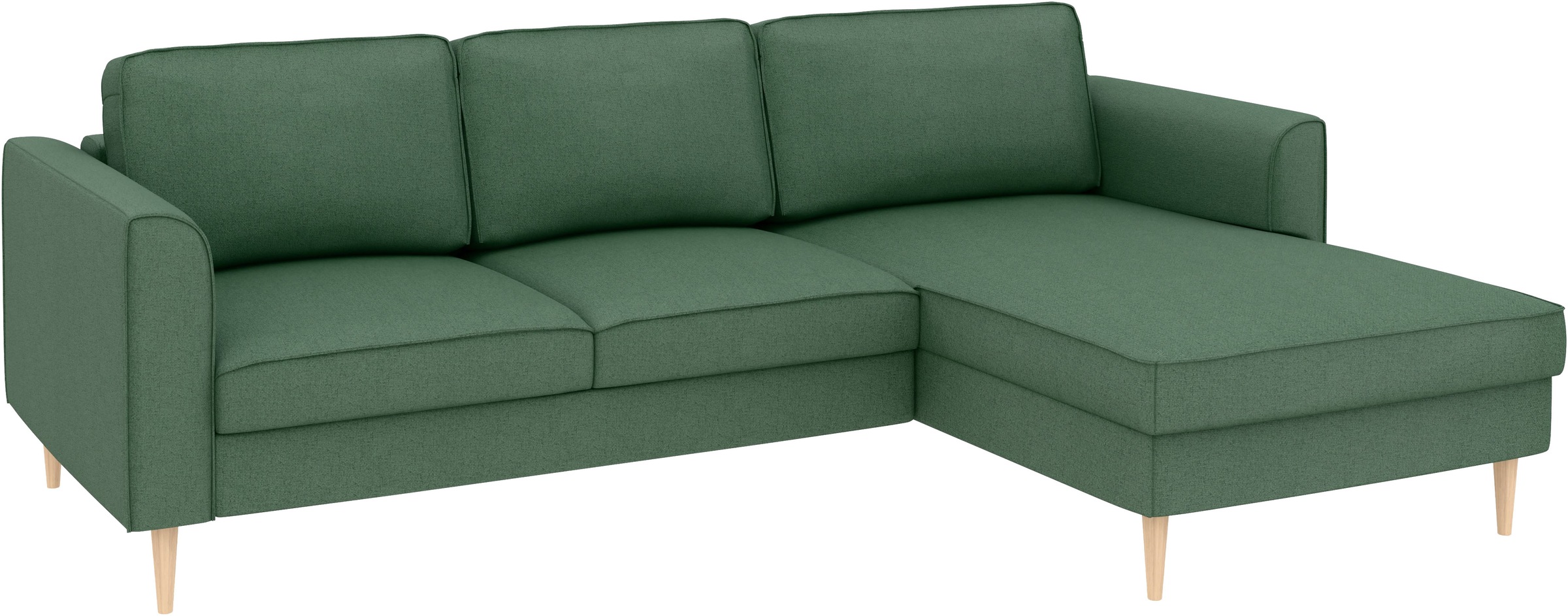 Home affaire Ecksofa »Booster Couch wahlweise mit Schlaffunktion und Bettkasten-auch in Cord«, Recamiere beidseitig montierbar, Sofa in L-Form, 232 cm