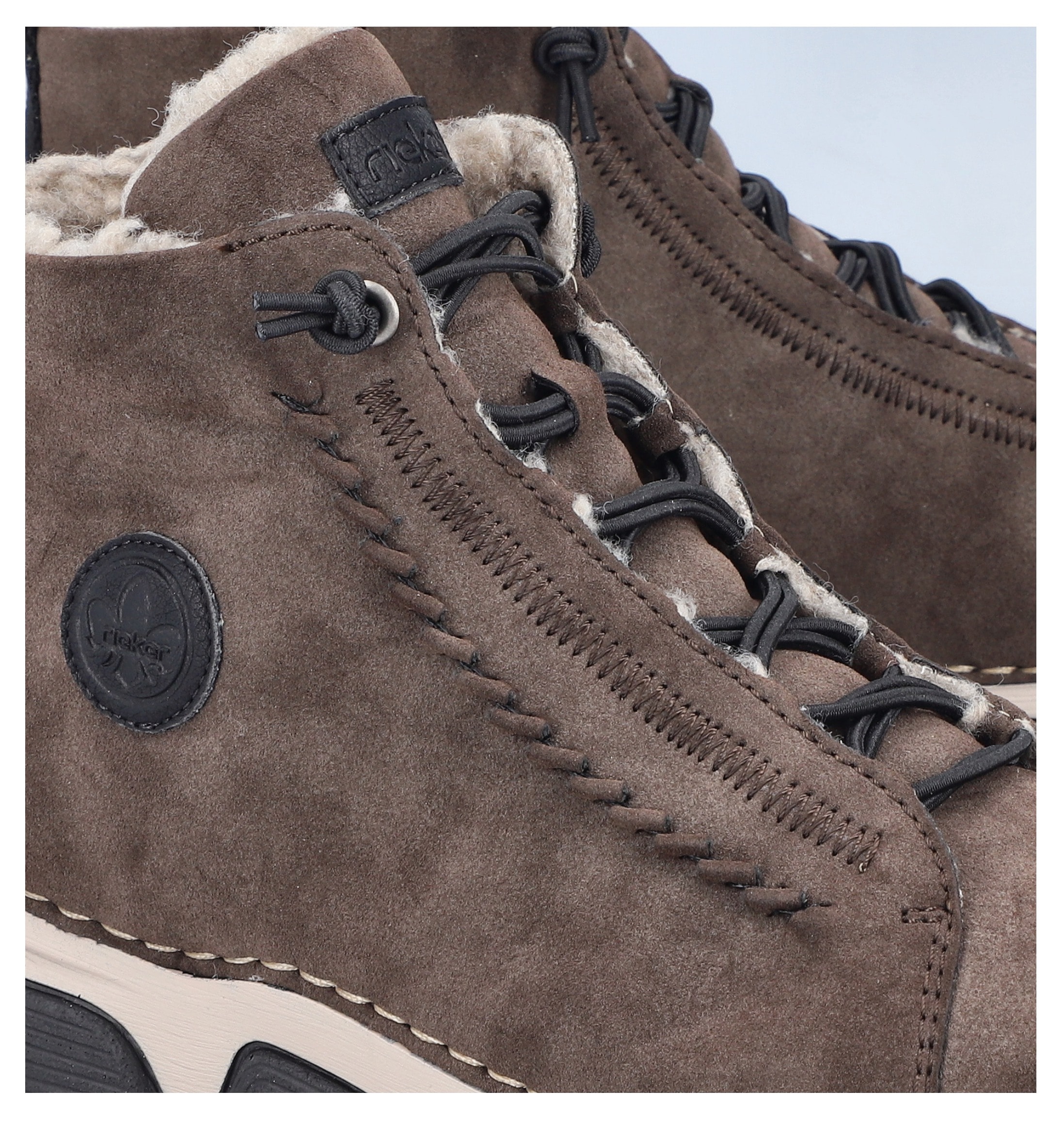 Rieker Winterboots  , Winterstiefelette, Outdoorboots, Warmfutter, mit Innenreißverschluss