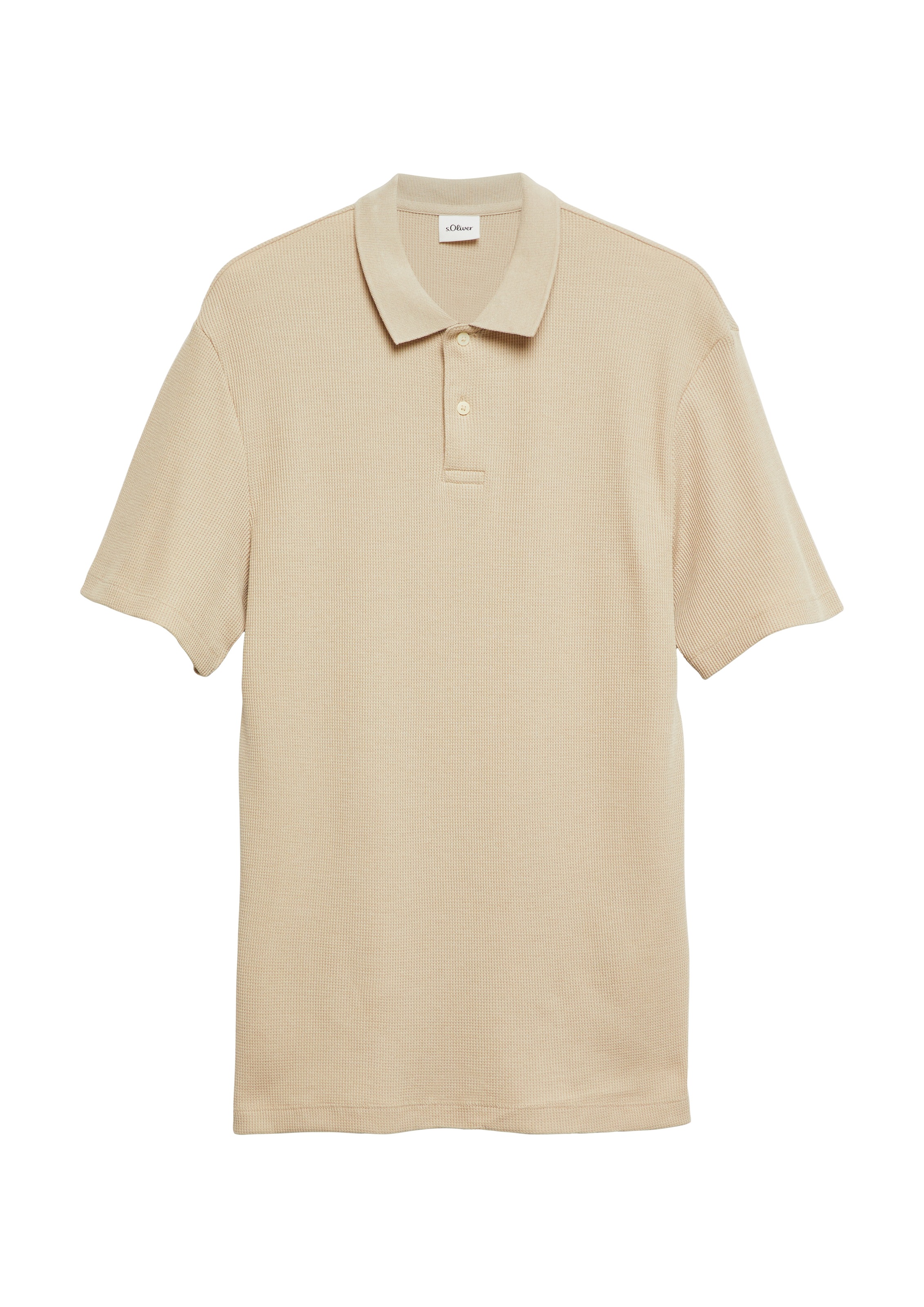 s.Oliver Poloshirt Sommer-Poloshirt in Struktur-Optik