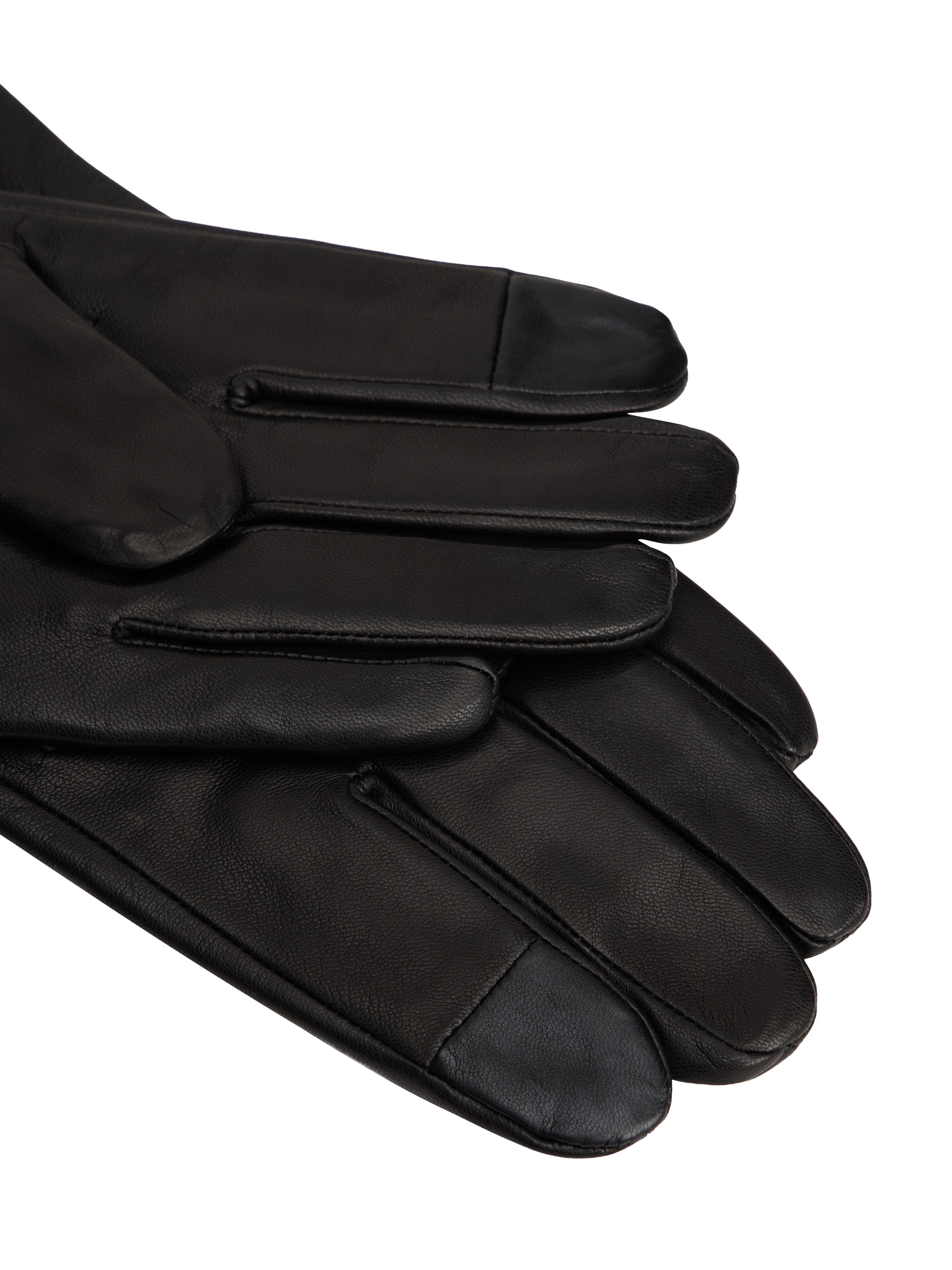 Tommy Hilfiger Lederhandschuhe »ESSENTIAL FLAG LEATHER GLOVES«, mit Tommy Hilfiger Flagge