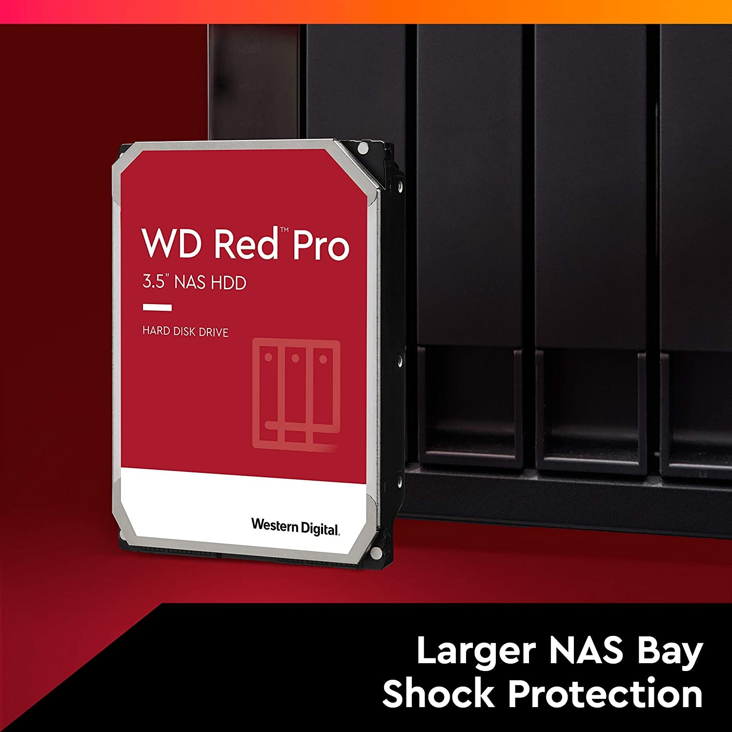 Western Digital HDD-NAS-Festplatte »WD Red Pro 22TB«, 3,5 Zoll, Anschluss SATA III