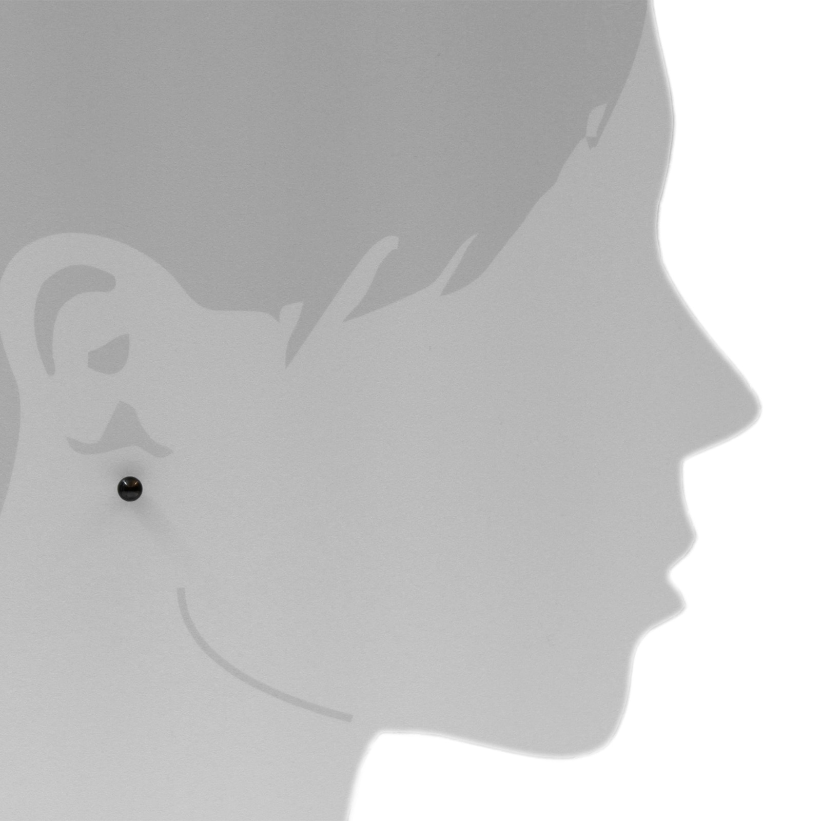 OSTSEE-SCHMUCK Paar Ohrstecker »- Klassisch 6 mm - Silber 925/000 - Bernstein«