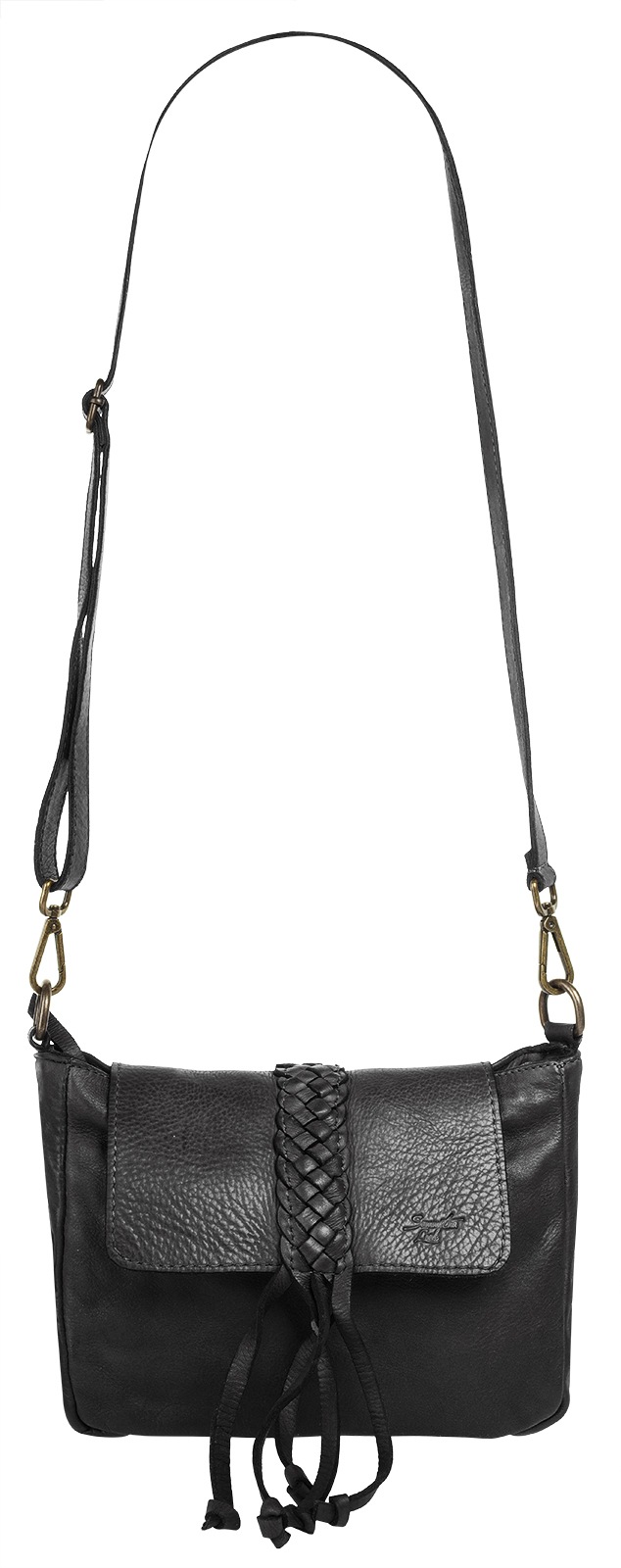 Samantha Look Umhängetasche echt Leder Made in Italy CB8339