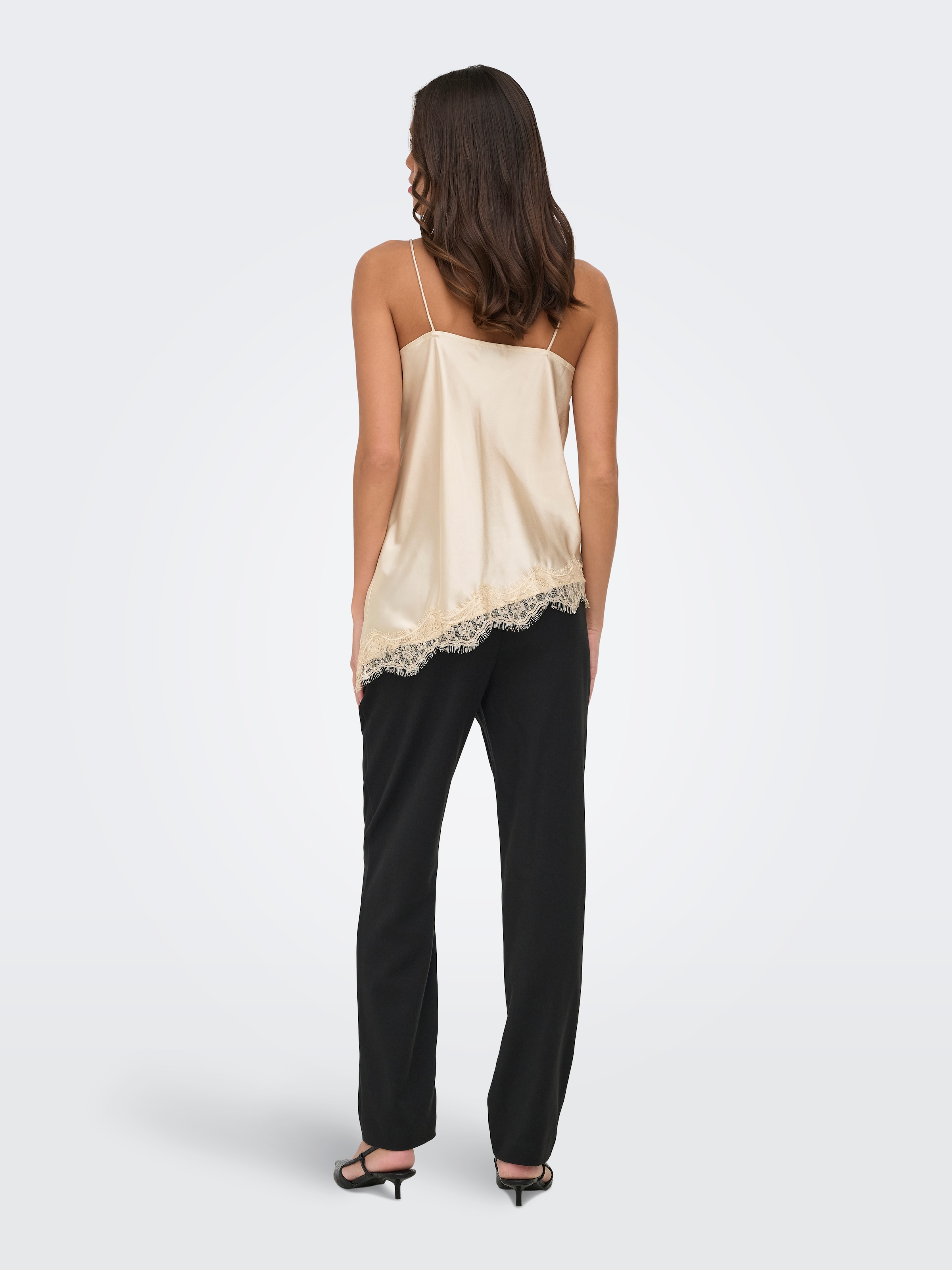 JDY Trägertop »JDYFIFI S/L ASYM LACE SINGLET WVN NOOS« Polyester, regular fit